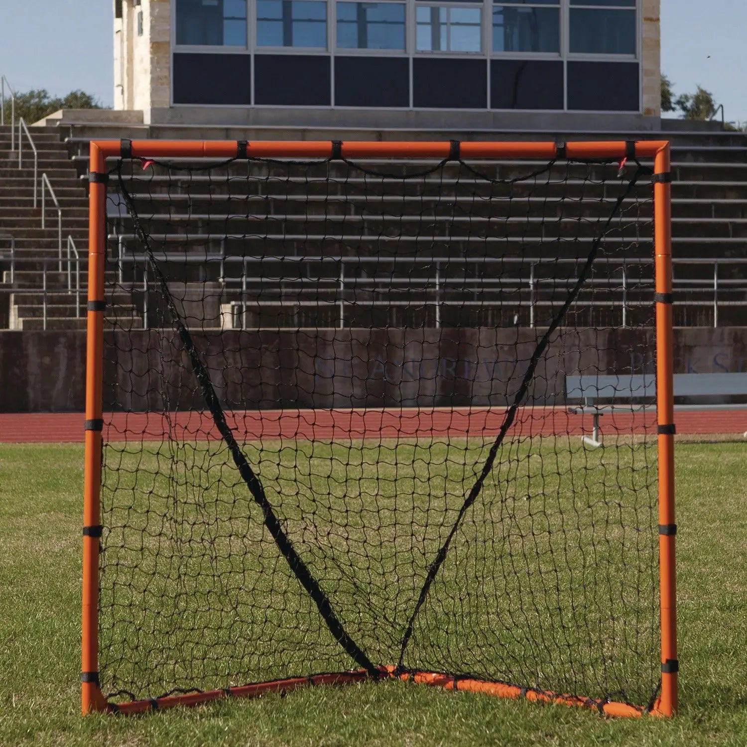 Backyard Lacrosse Goal & Net, 4 ft x 4 ft, 1.25" dia Frame Champion Sports Flipcost