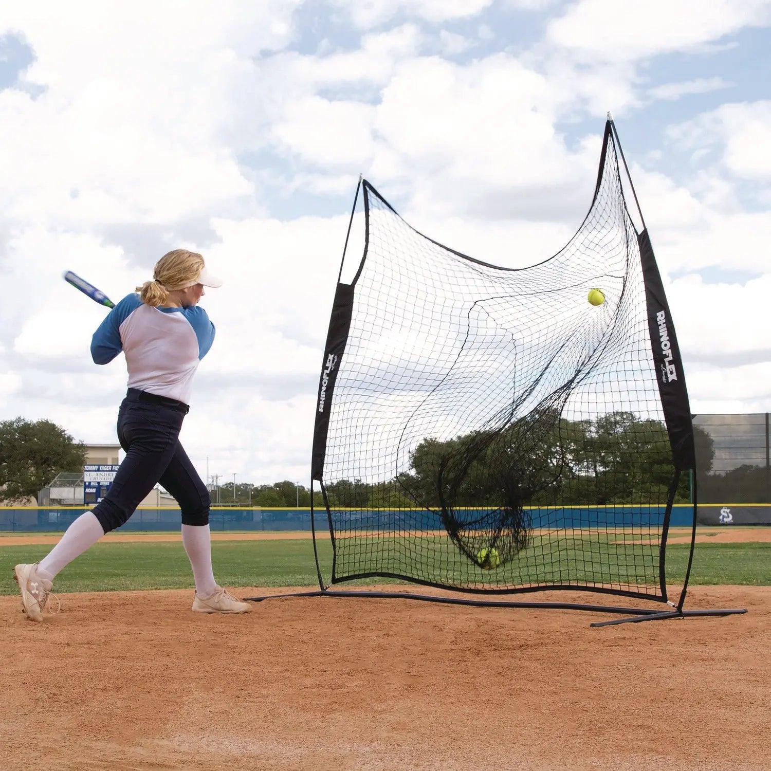 Rhino Portable Training Net, 7 ft x 7 ft Champion Sports Flipcost