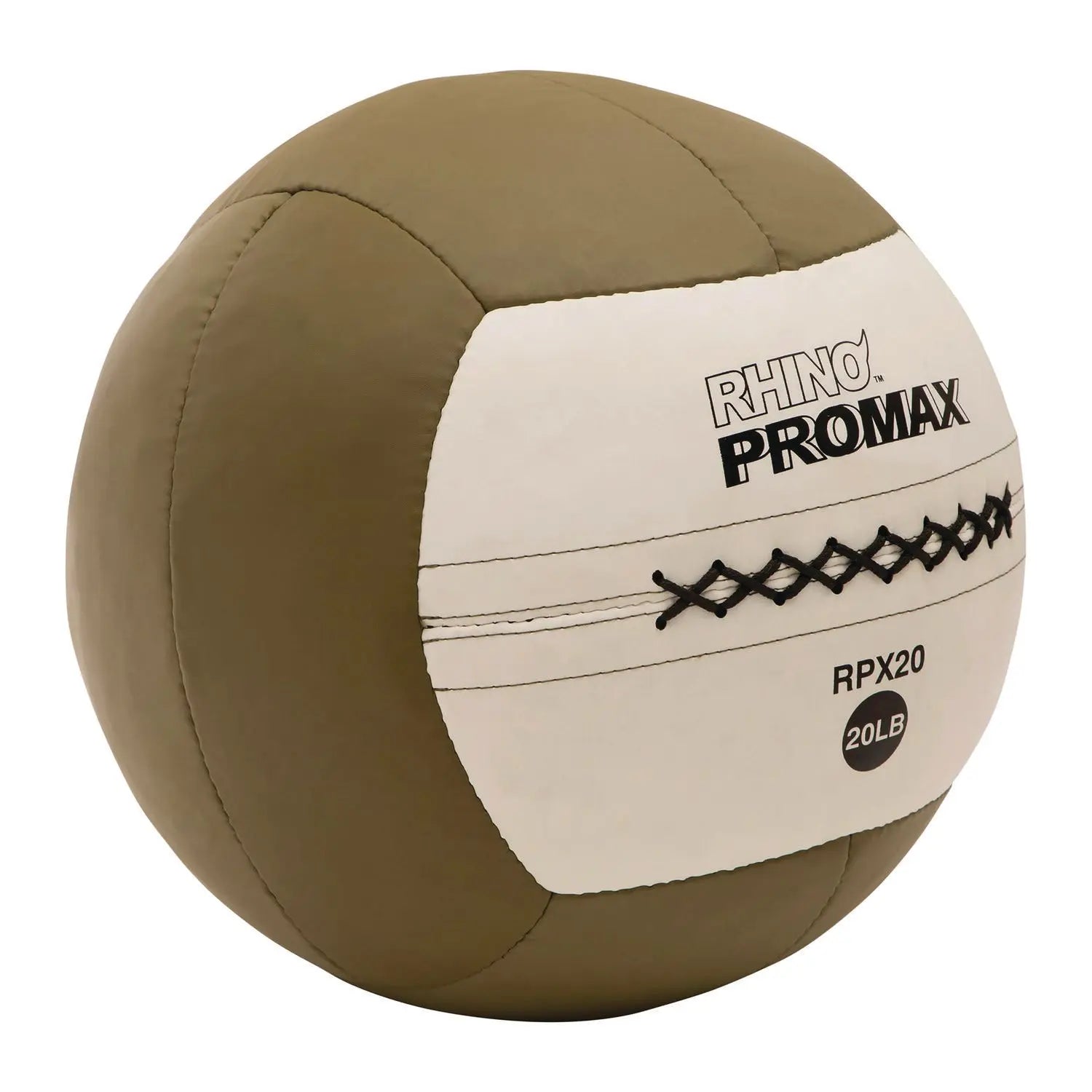 Rhino Promax Medicine Ball, 20 lb, Brown Champion Sports Flipcost