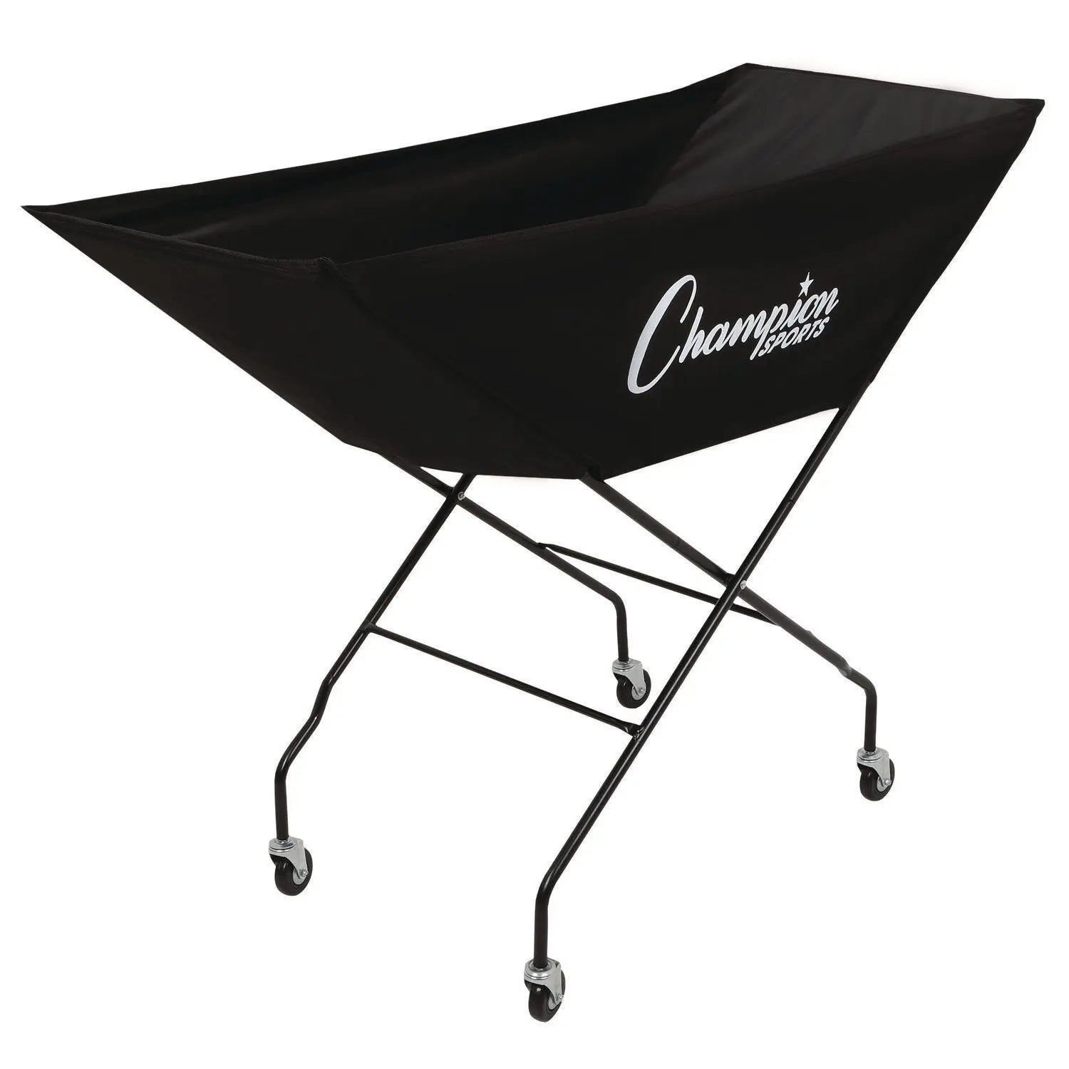 Pro Collapsible Volleyball Cart, 23" x 55" x 41", Black Champion Sports Flipcost