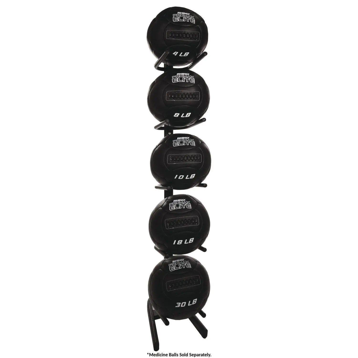 U-Ring Single Medicine Ball Tree, 23" x 22.5" x 64.5", Black Champion Sports Flipcost