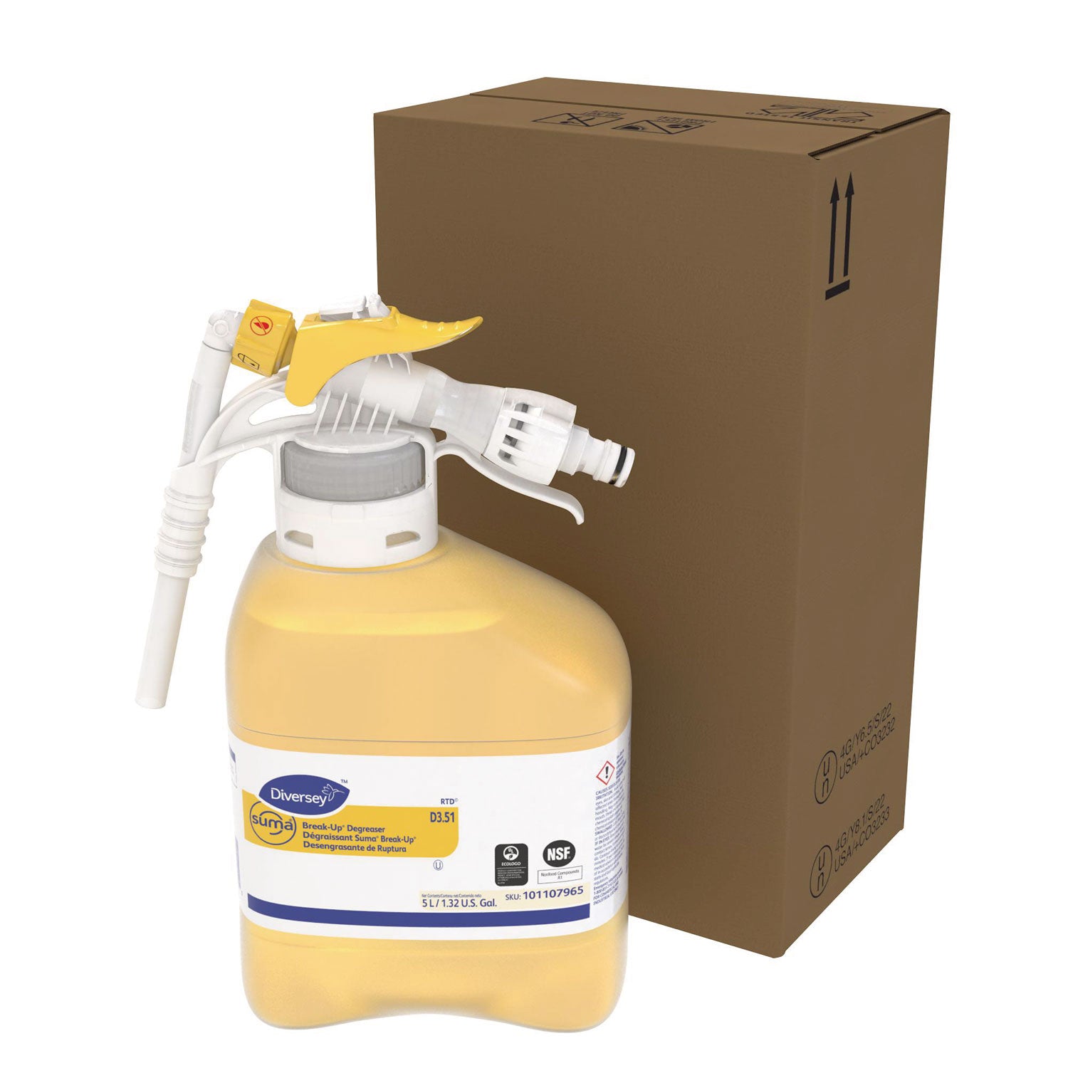 Diversey™ Suma Break-Up Degreaser D3.51, 5 L Bottle with Sprayer