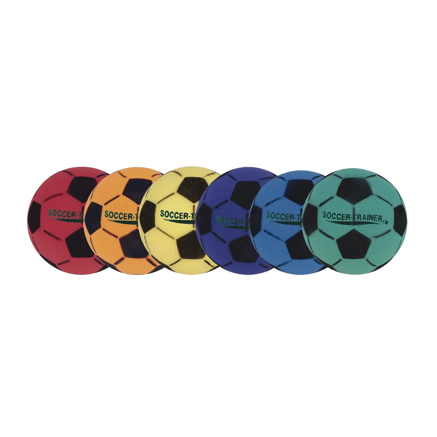 Ultra Foam Soccer Ball Set, Assorted Colors, 6/Set