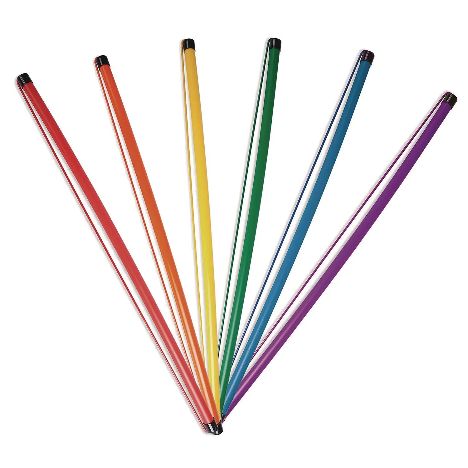 Jump Rope Baton Set, 32", Assorted Colors, 6 Batons/Set