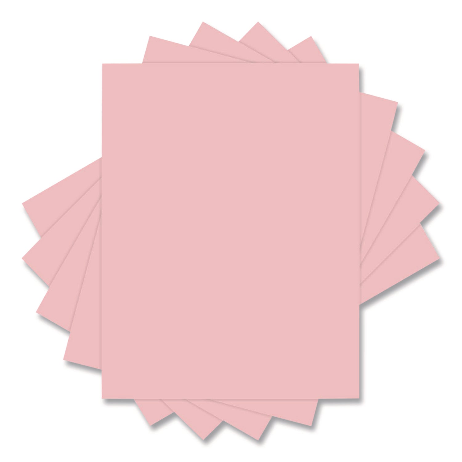 Universal® Deluxe Colored Paper, 20 lb Bond Weight, 8.5 x 11, Pink, 500/Ream
