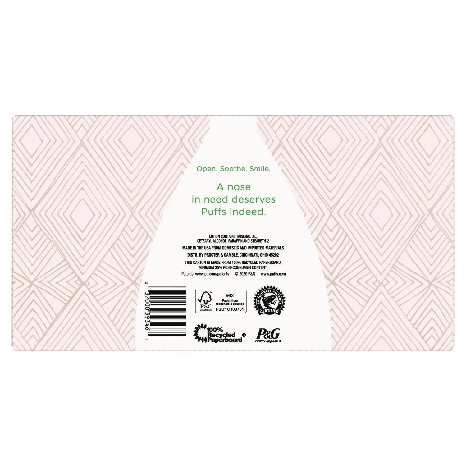 Plus Lotion Facial Tissue, 2-Ply, White, 124 Sheets/Box, 24 Boxes/Carton Puffs® Flipcost