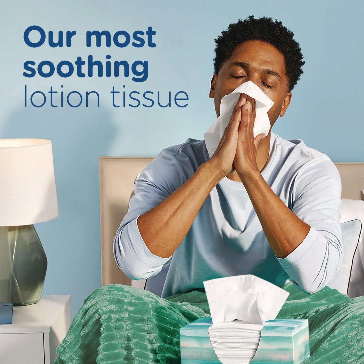 Plus Lotion Facial Tissue, 2-Ply, White, 124 Sheets/Box, 24 Boxes/Carton Puffs® Flipcost