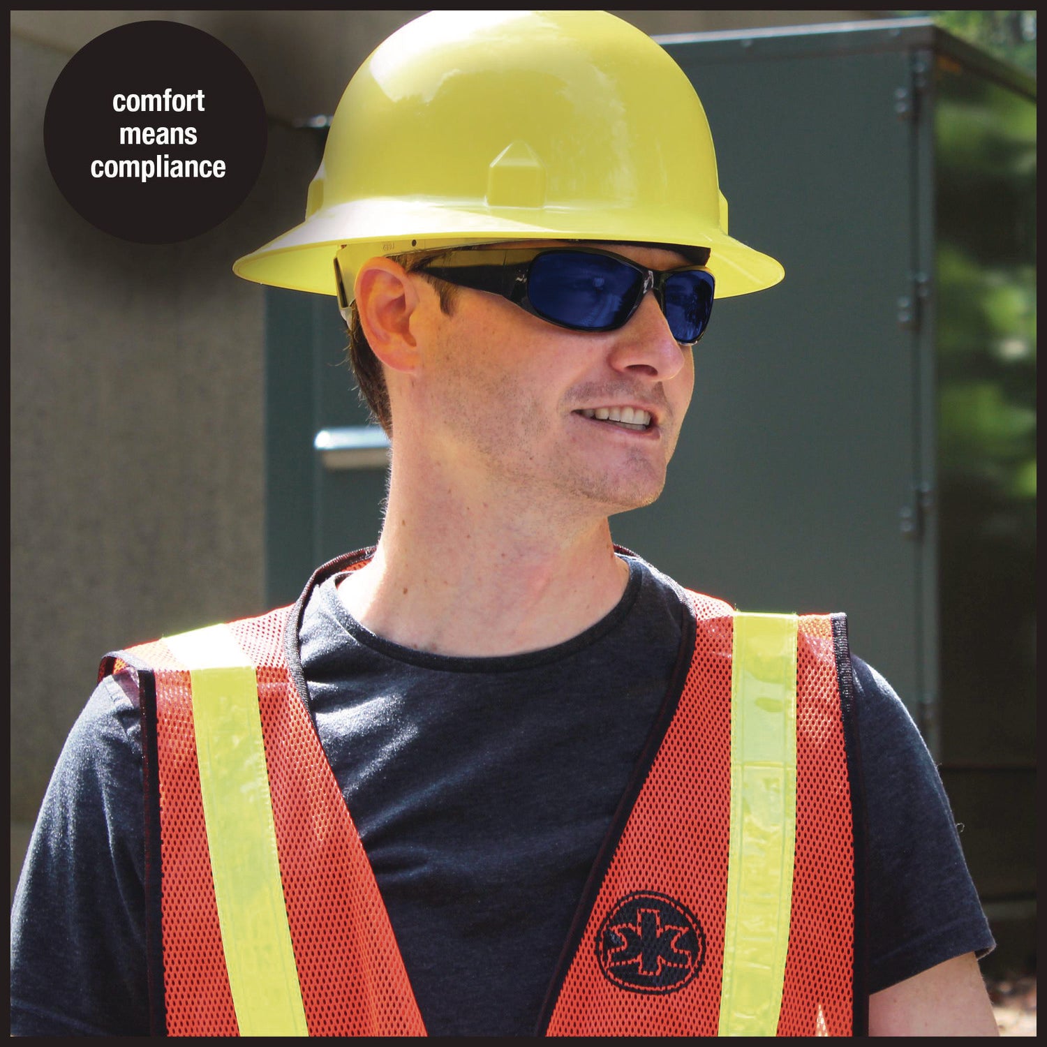 Smith & Wesson® Elite Safety Glasses 3016314, Black Frame, Blue Mirror Polycarbonate Lens, 12/Carton