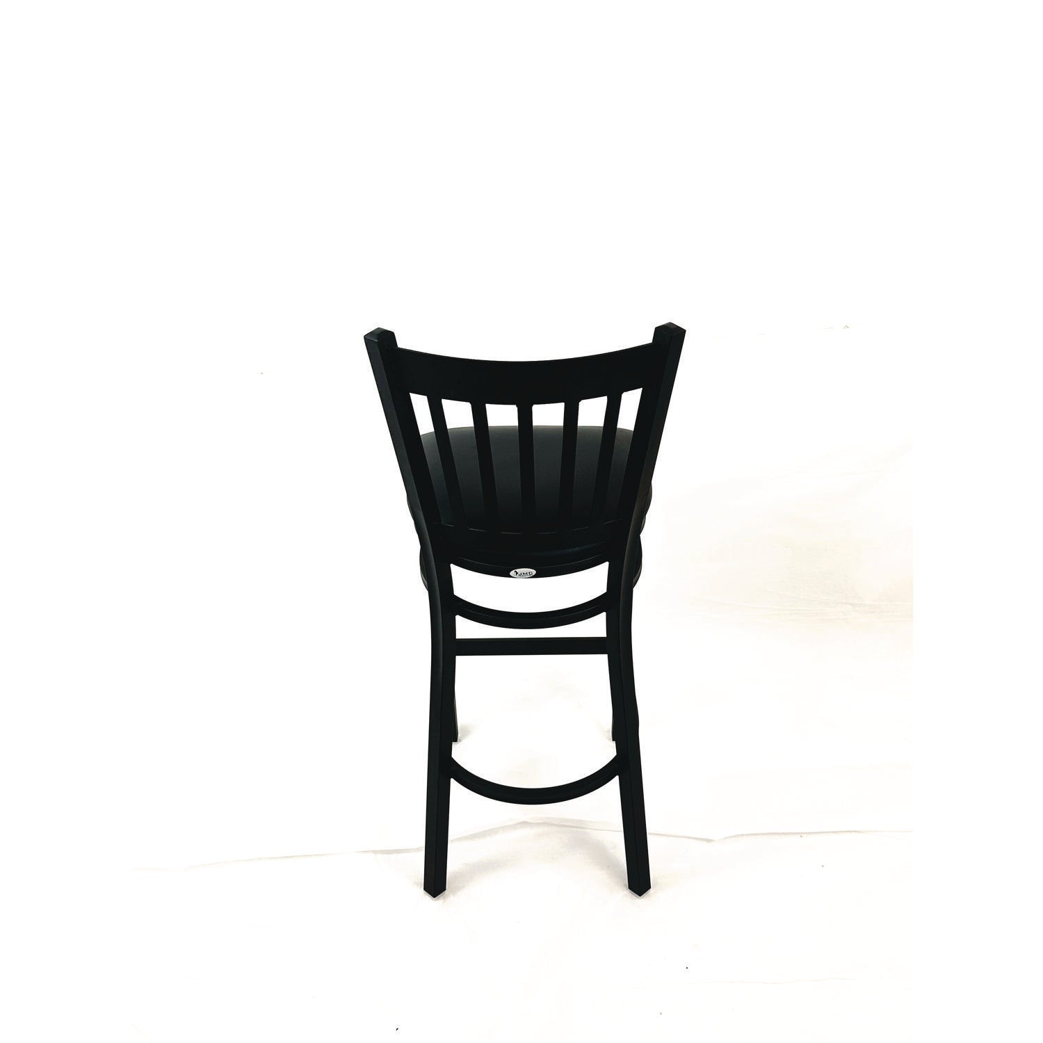 JMC Furniture Cobra Series Barstool, Supports Up to 300 lb, 28.5" Seat Height, Black Seat, Black Back, Black Base
