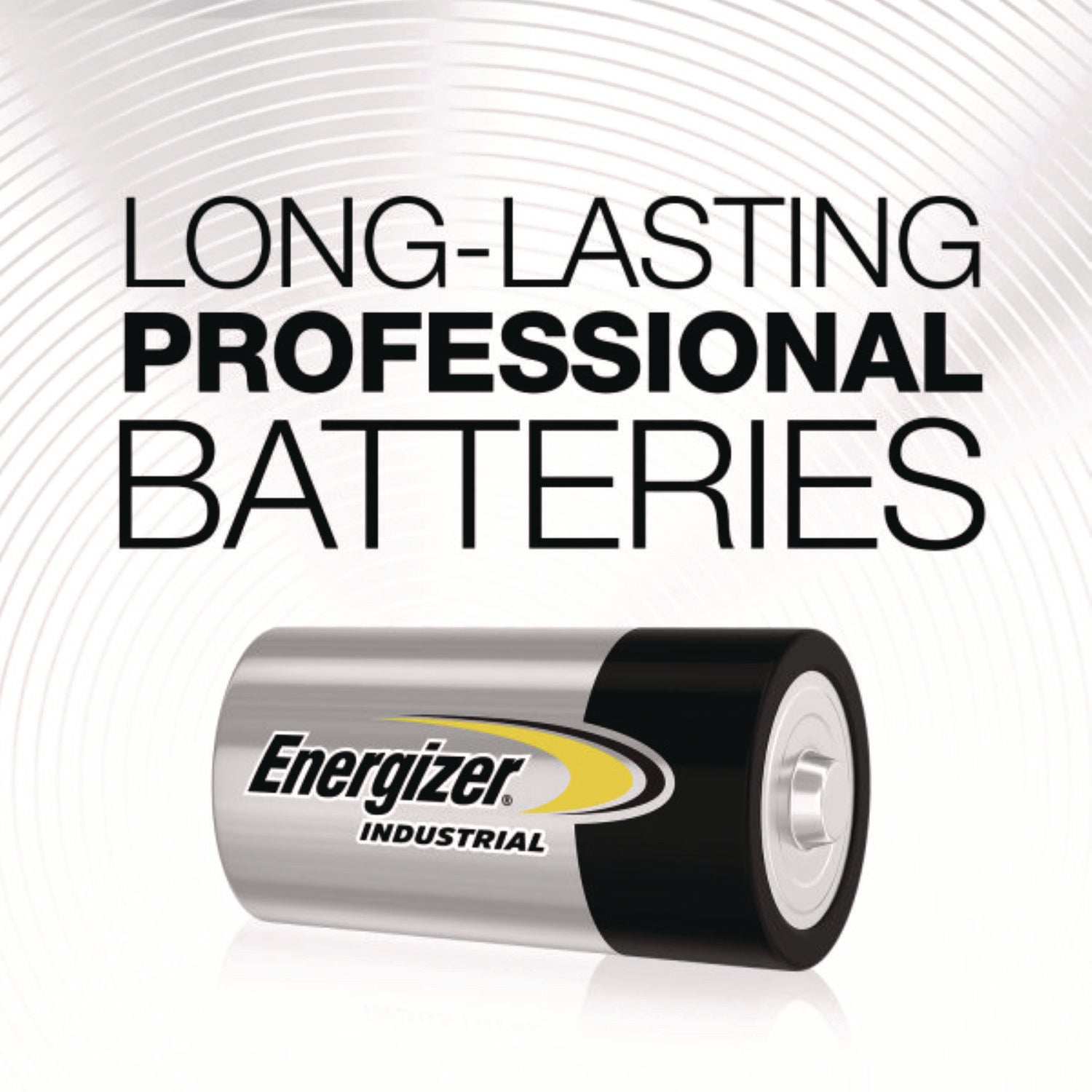 Energizer® Industrial Alkaline D Batteries, 1.5 V, 12/box