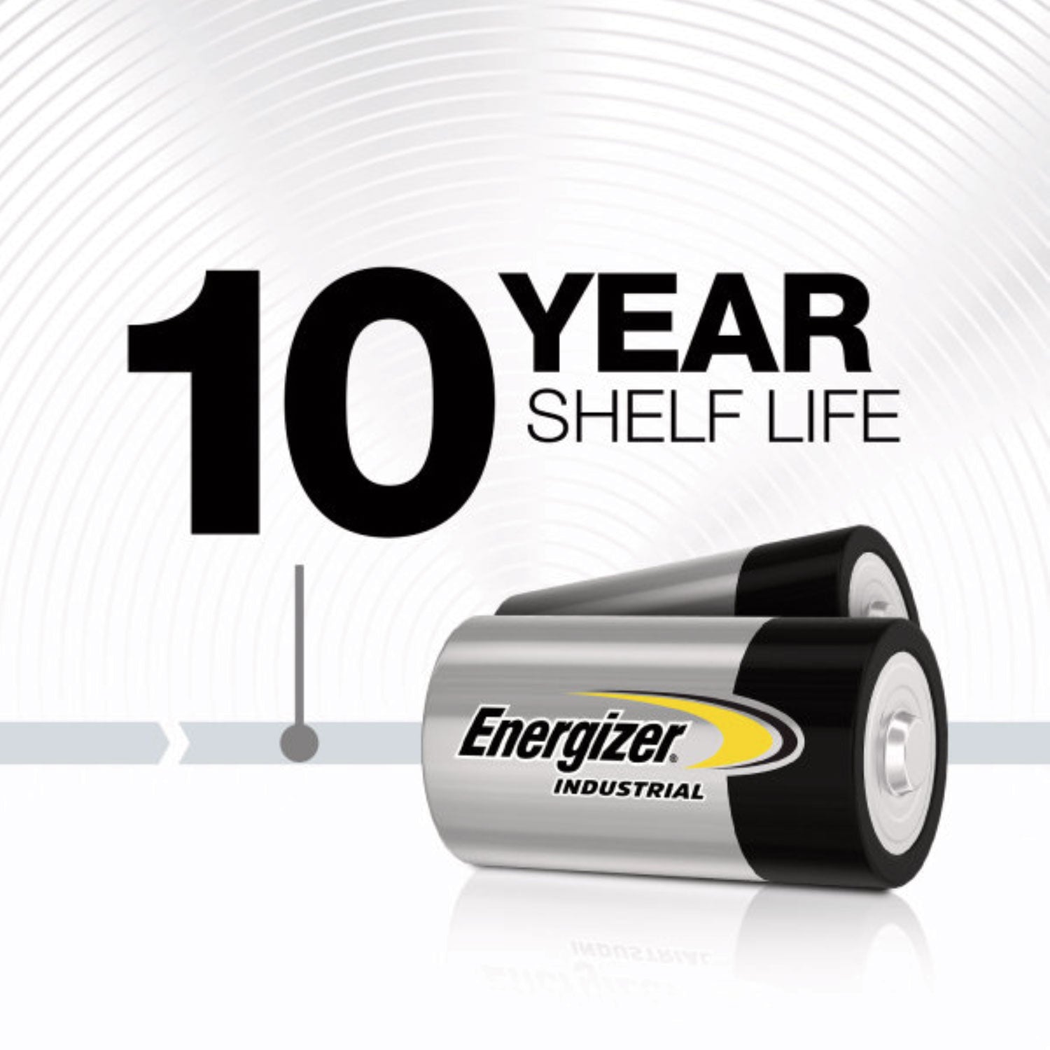 Energizer® Industrial Alkaline D Batteries, 1.5 V, 12/box