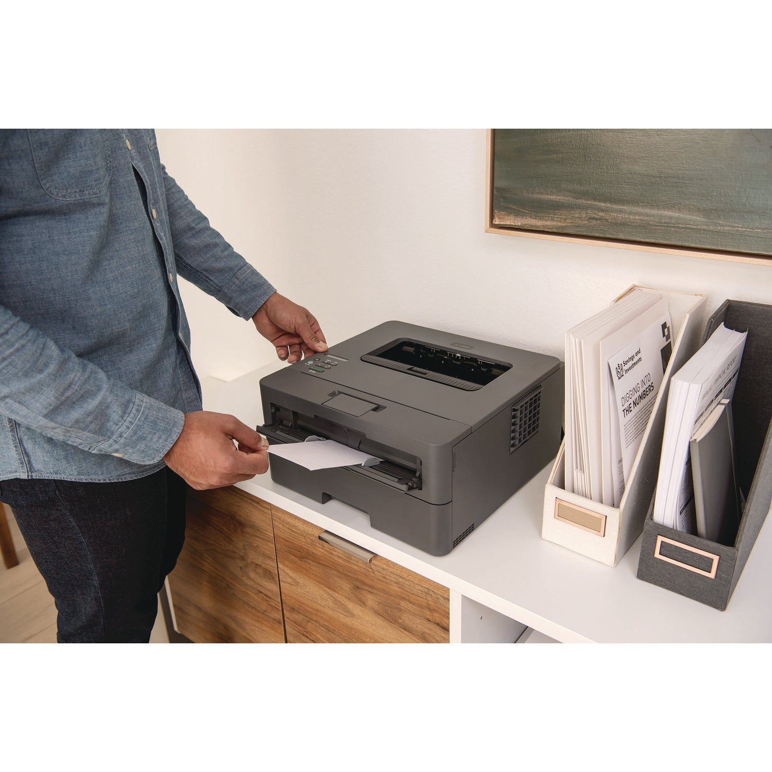 Brother HL-L2405W Wireless Compact Monochrome Laser Printer