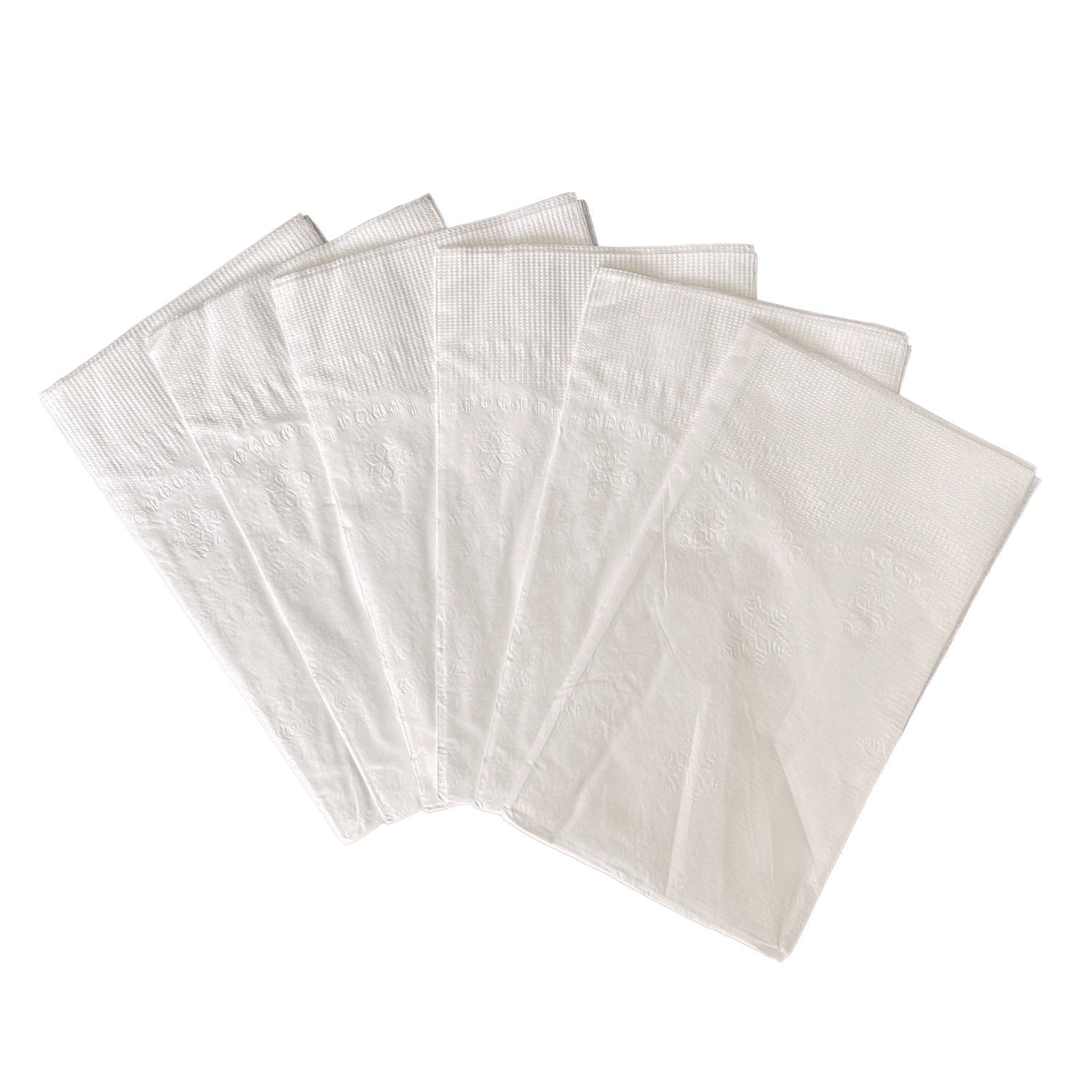 GEN Dinner Napkins, 2-Ply, 14.5"W x 16.5"D, White, 150/Pack, 20 Packs/Carton