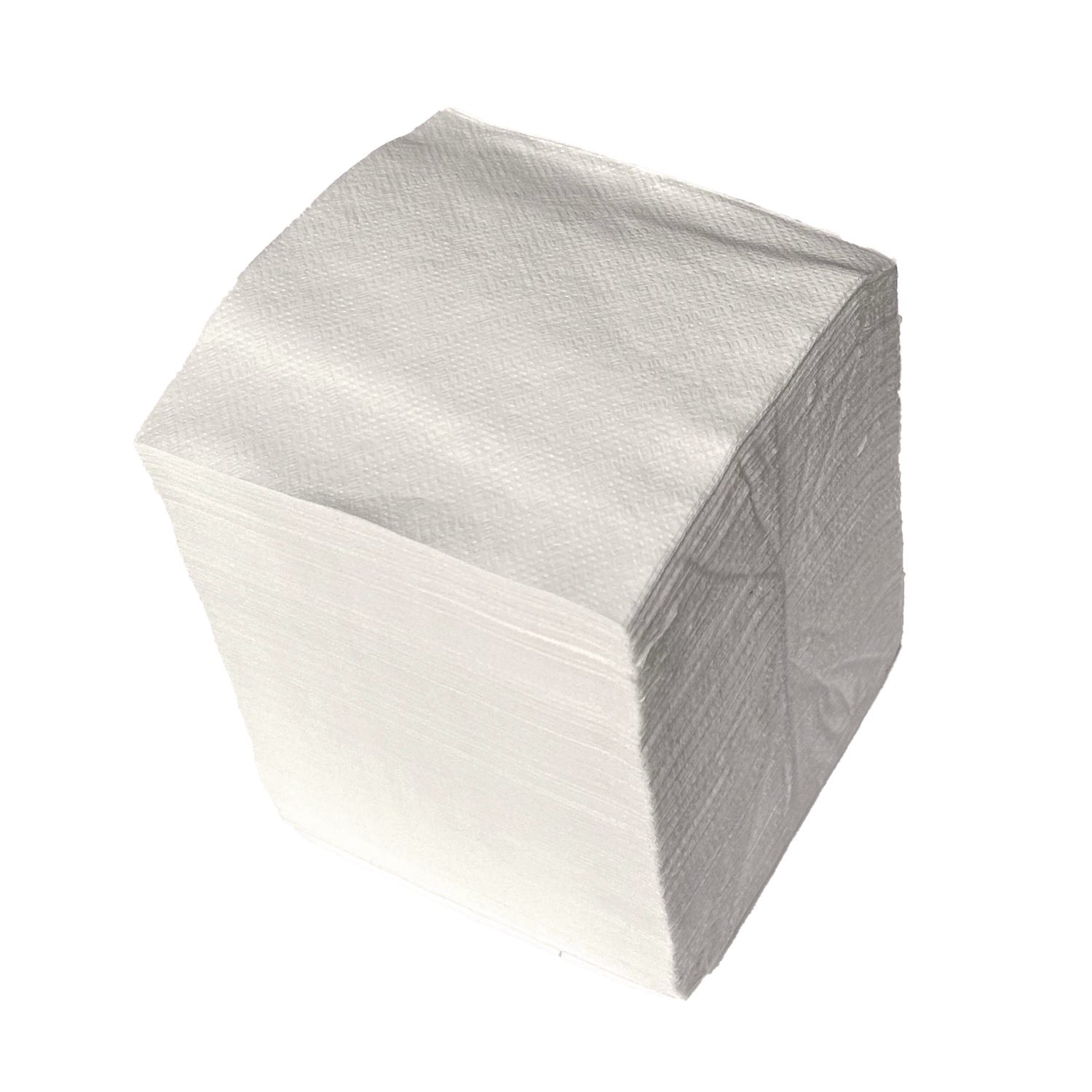 GEN Cocktail Napkins, 1-Ply, 9w X 9d, White, 500/pack, 8 Packs/carton