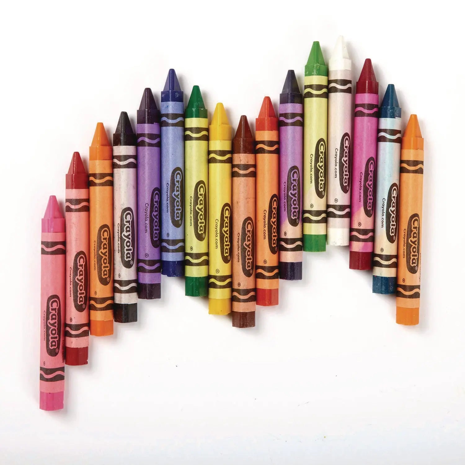 16-Color Triangular Crayons, Assorted, 16/Box Crayola® Flipcost