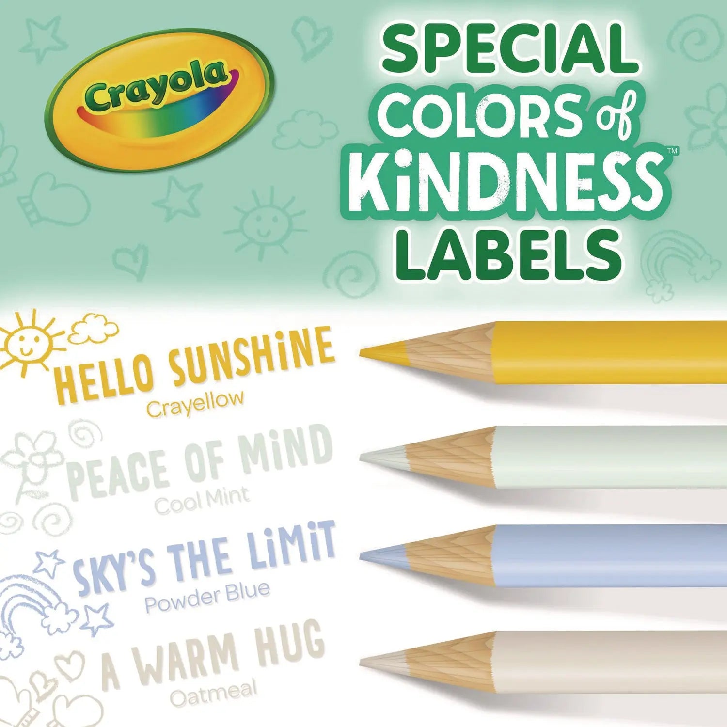 Colors of Kindness Colored Pencils, Assorted Lead and Barrel Colors, 12/Box Crayola® Flipcost