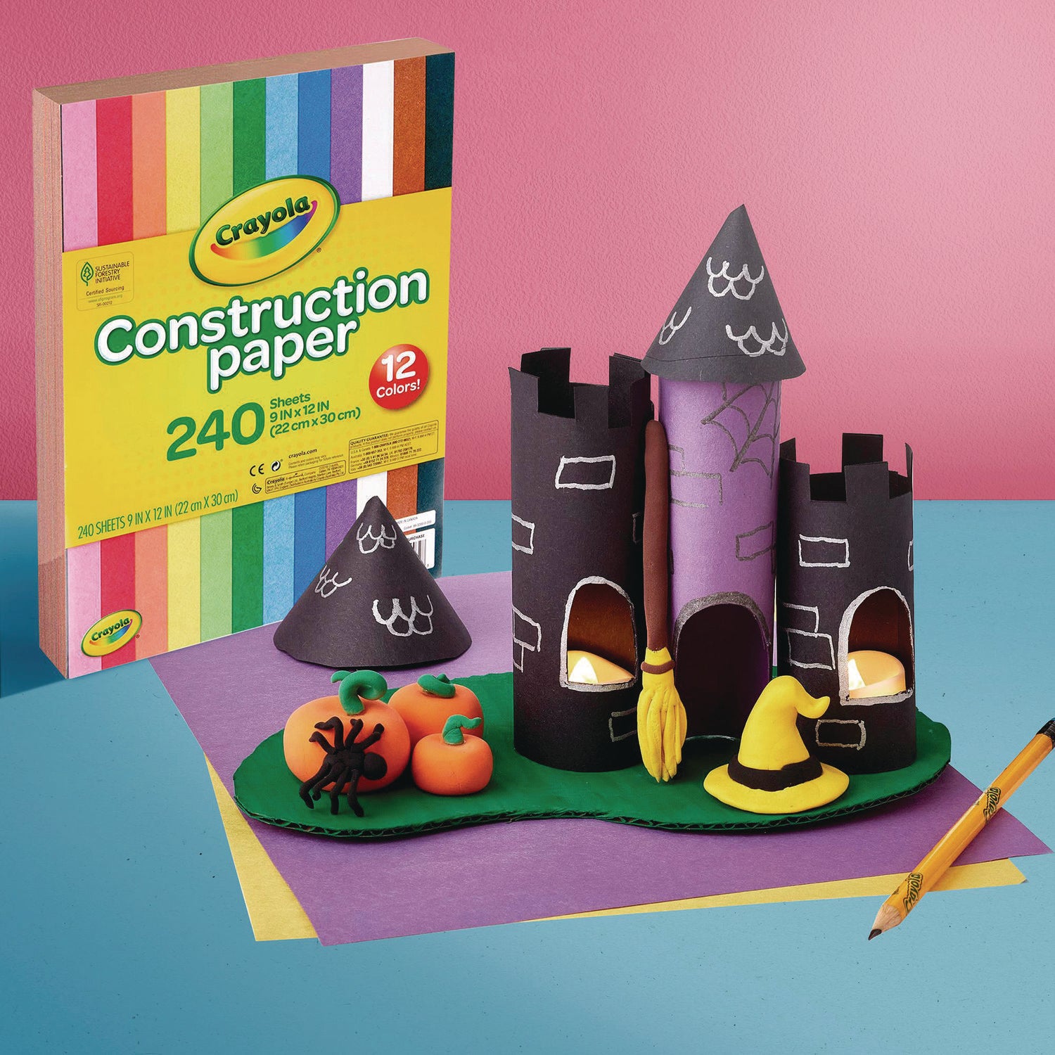 Crayola® Construction Paper, 9 x 12, Assorted Colors, 240 Sheets/Pack