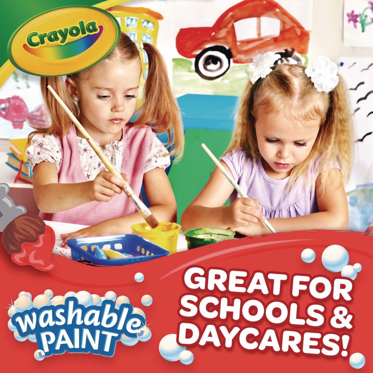 Crayola® Washable Paint, Blue, 1 Gal Bottle
