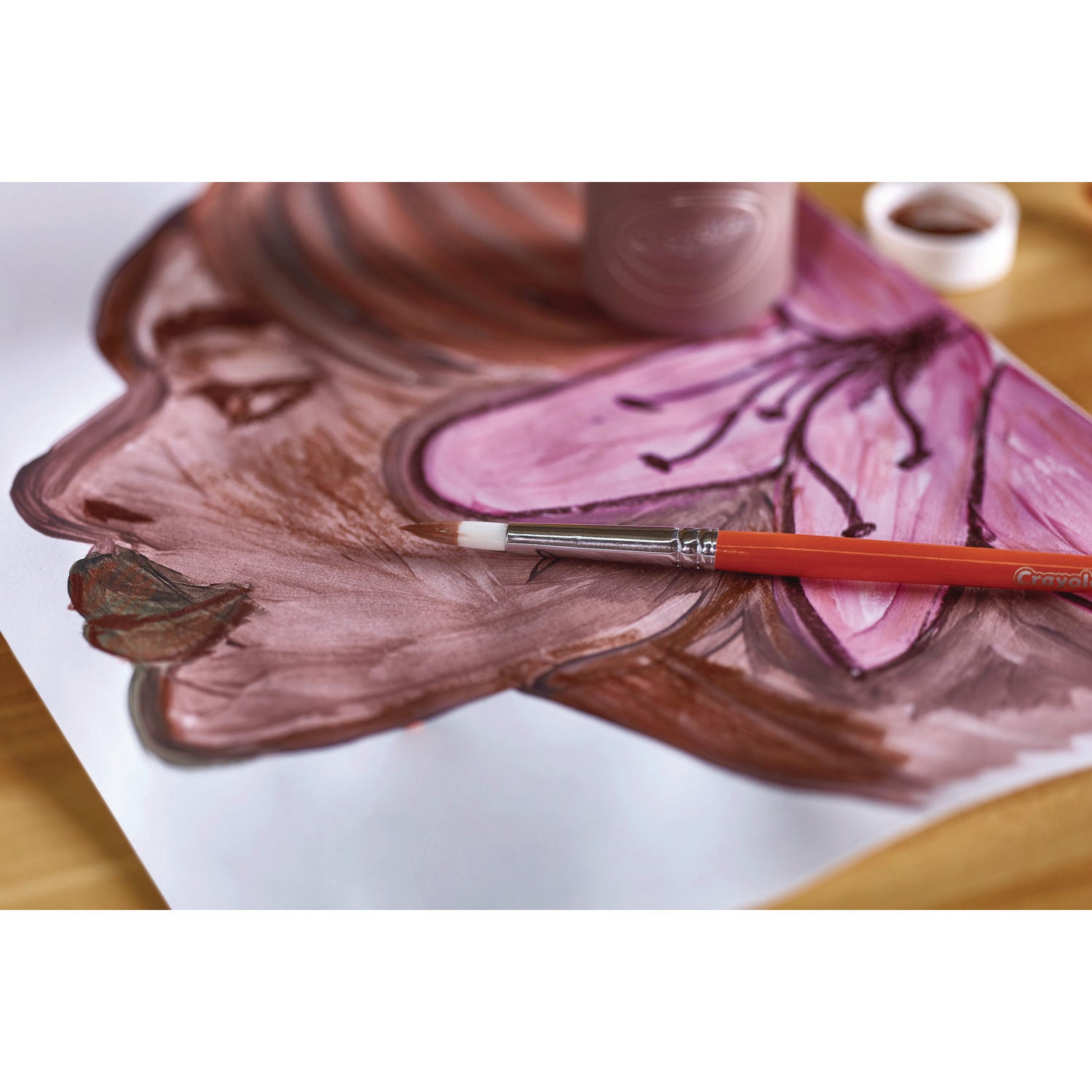 Crayola® Washable Paint, Brown, 16 Oz Bottle