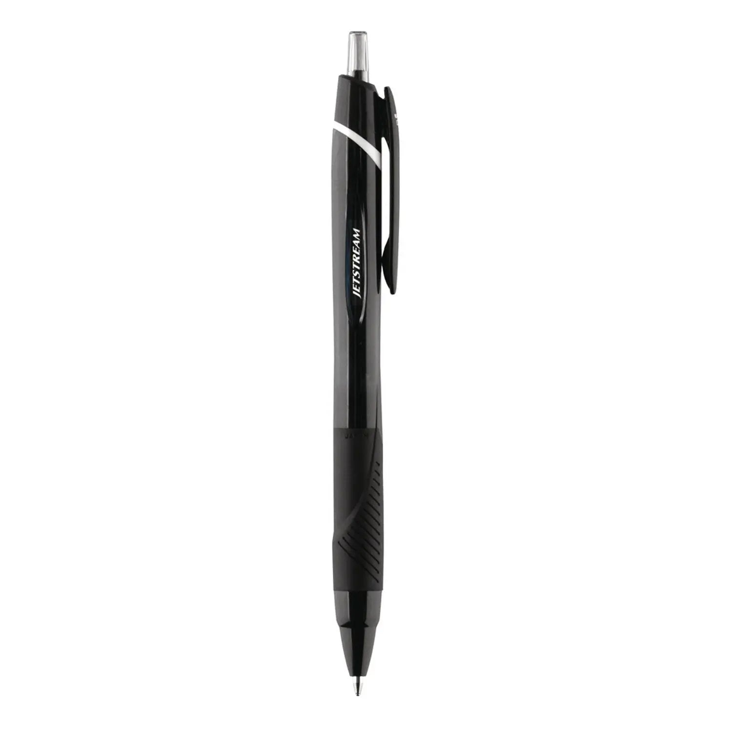 Jetstream Elements Hybrid Gel Pen, Retractable, Medium 1 mm, Black Ink, Black Barrel, Dozen uniball® Flipcost
