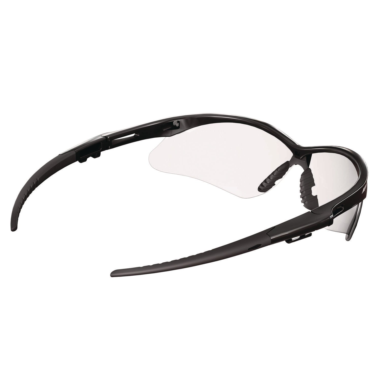 KleenGuard™ V30 Nemesis VL Safety Glasses, Black Frame, Clear Lens, 12/Carton