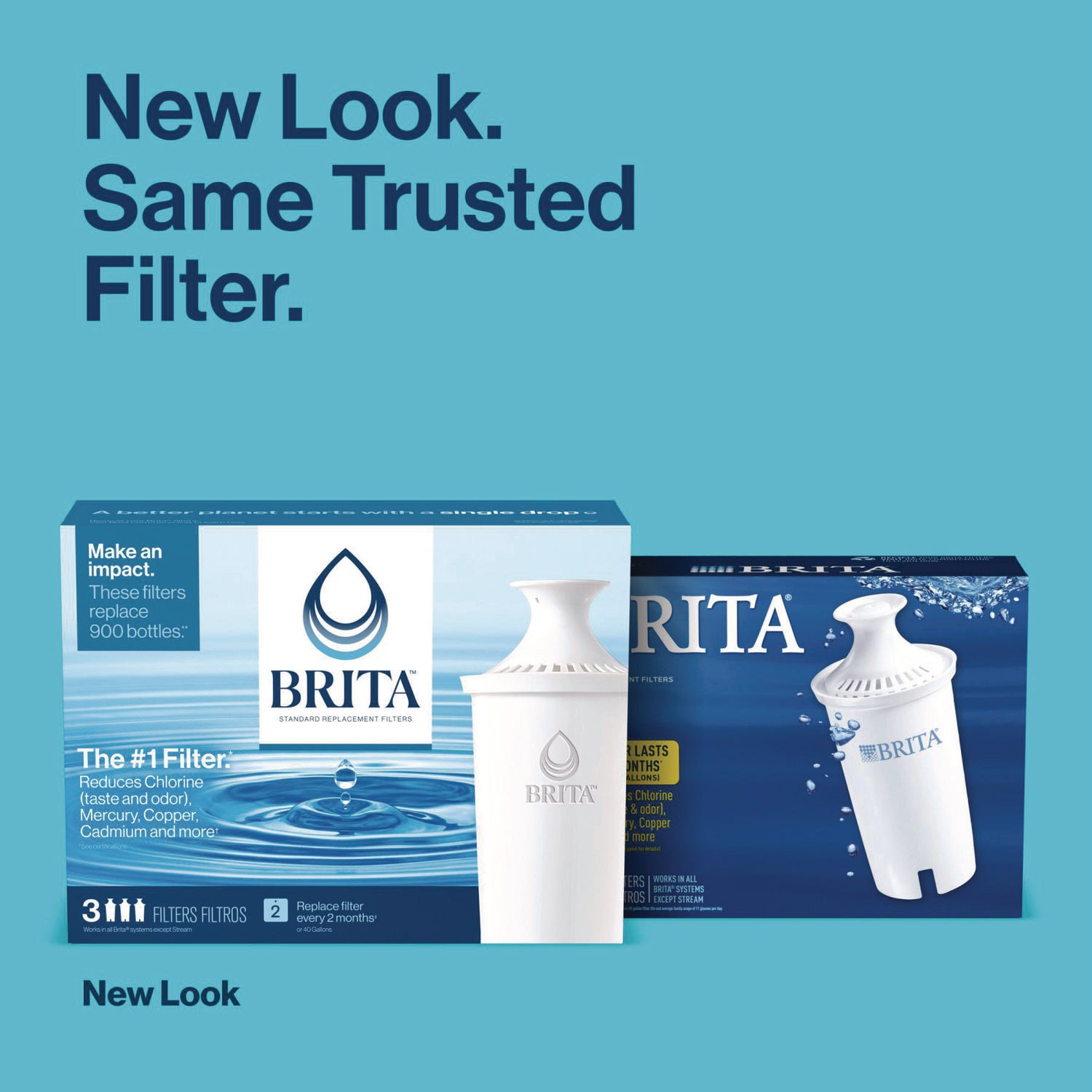 Brita® Replacement Water Filter for Pitchers, 3/Pack