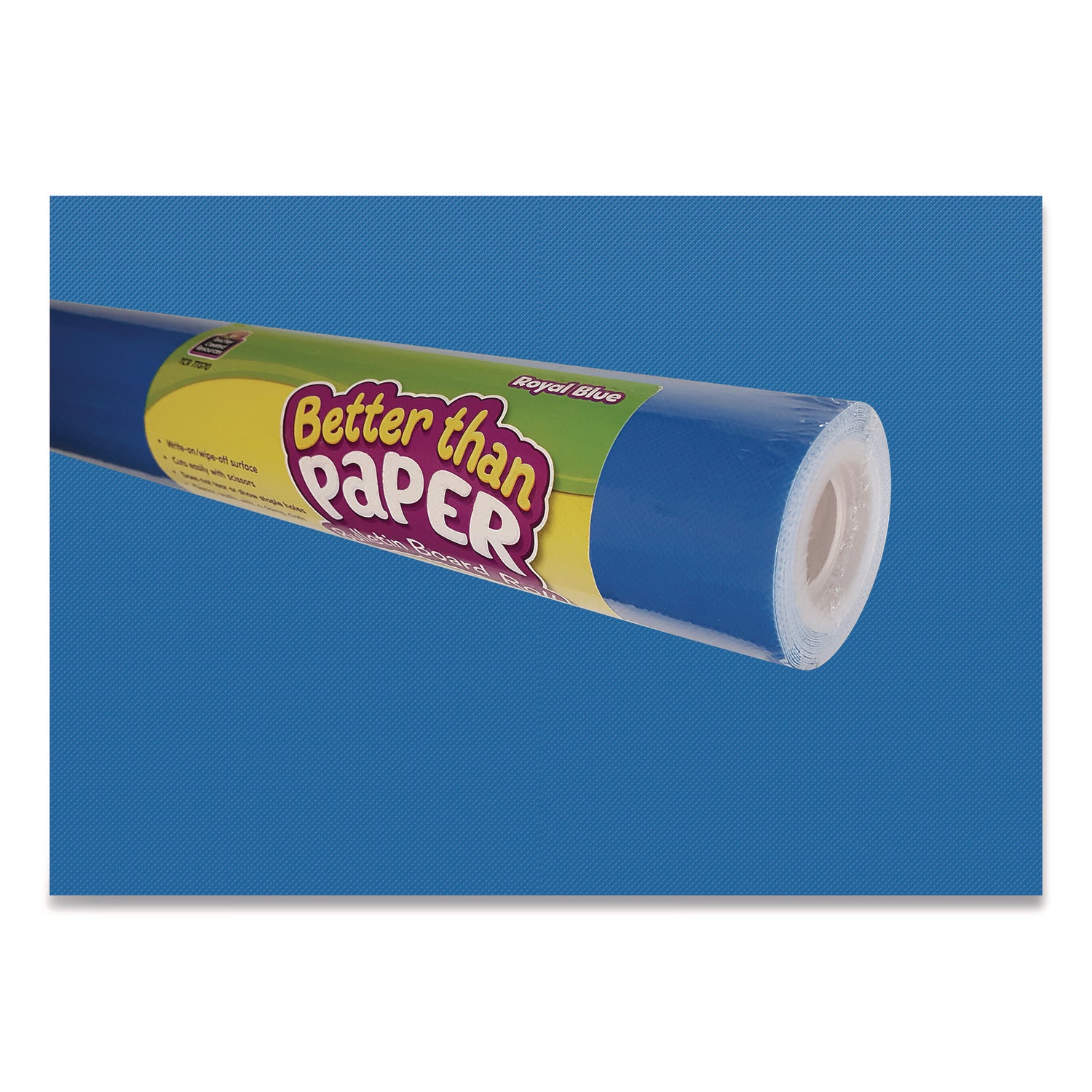 Teacher Created Resources Better Than Paper Bulletin Board Roll, 4 Ft X 12 Ft, Royal Blue