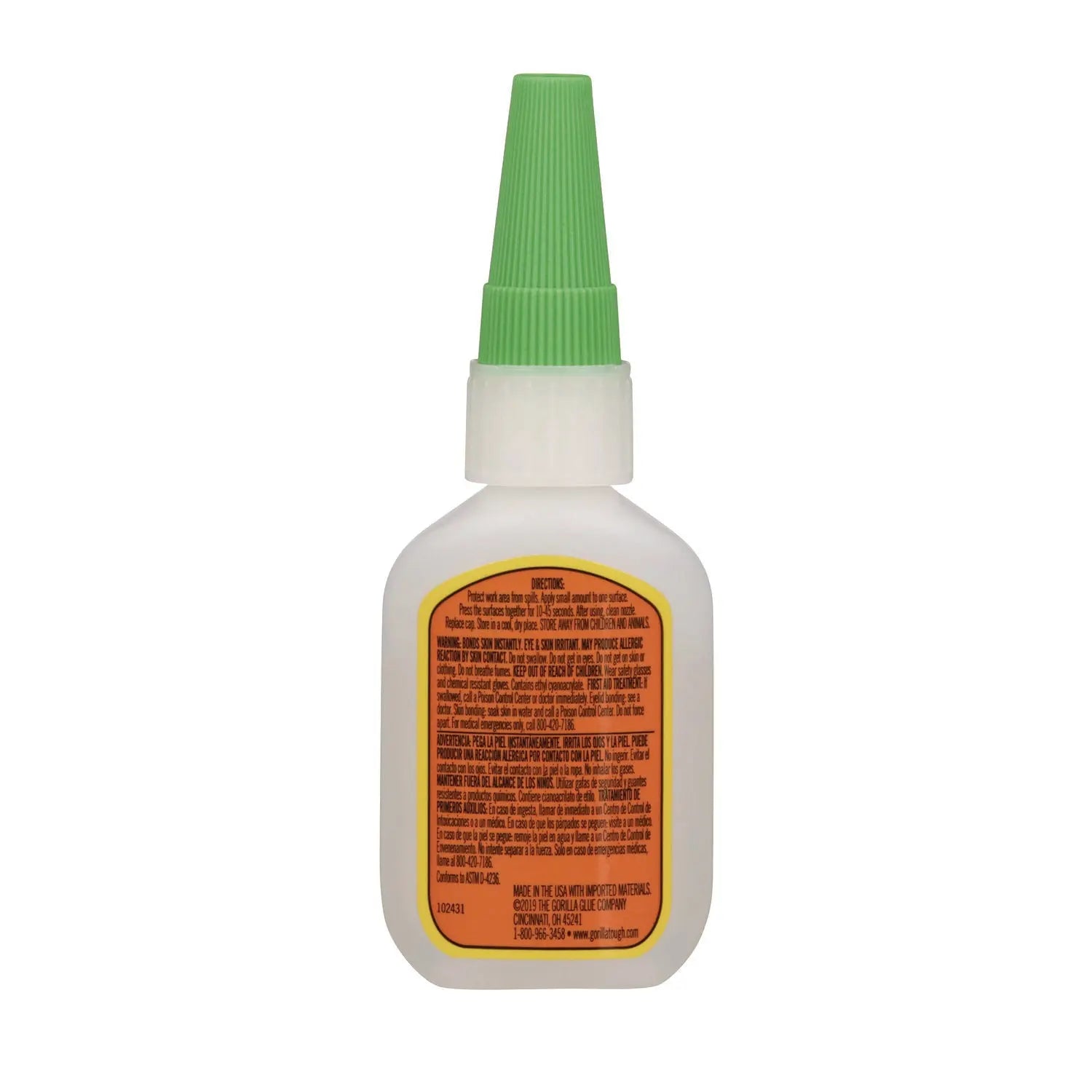 Super Glue Gel, 0.88 oz, Dries Clear Gorilla® Flipcost