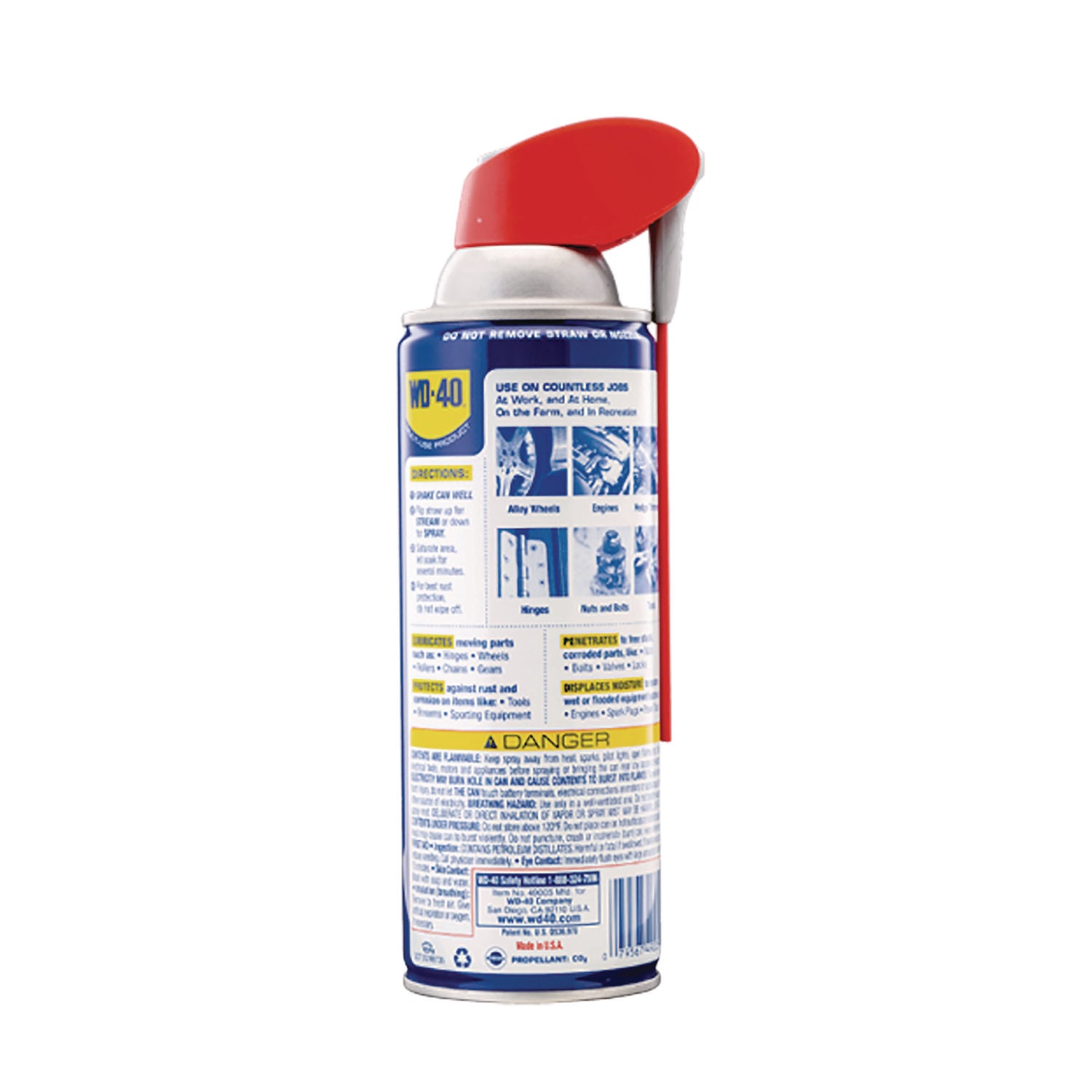WD-40® Smart Straw Spray Lubricant, 11 Oz Aerosol Can