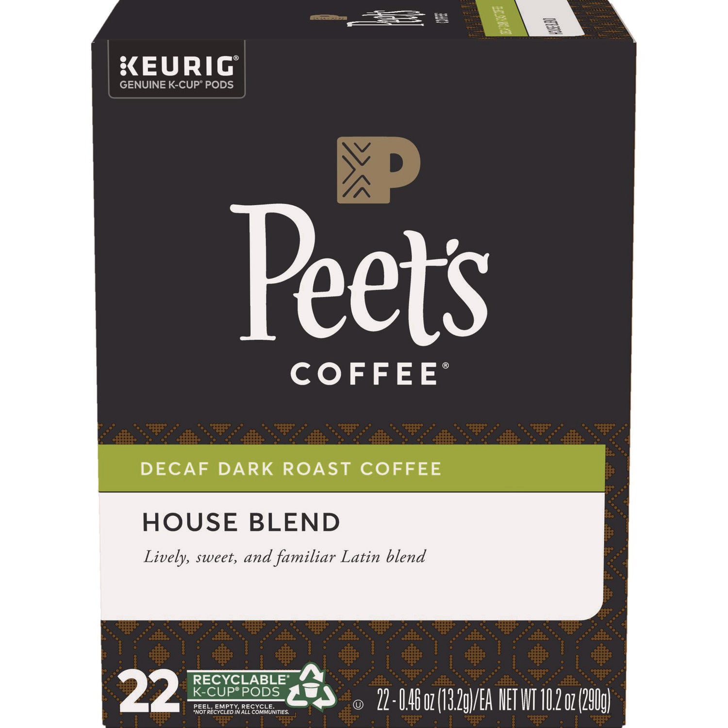House Blend Decaf K-Cups, 22/Box
