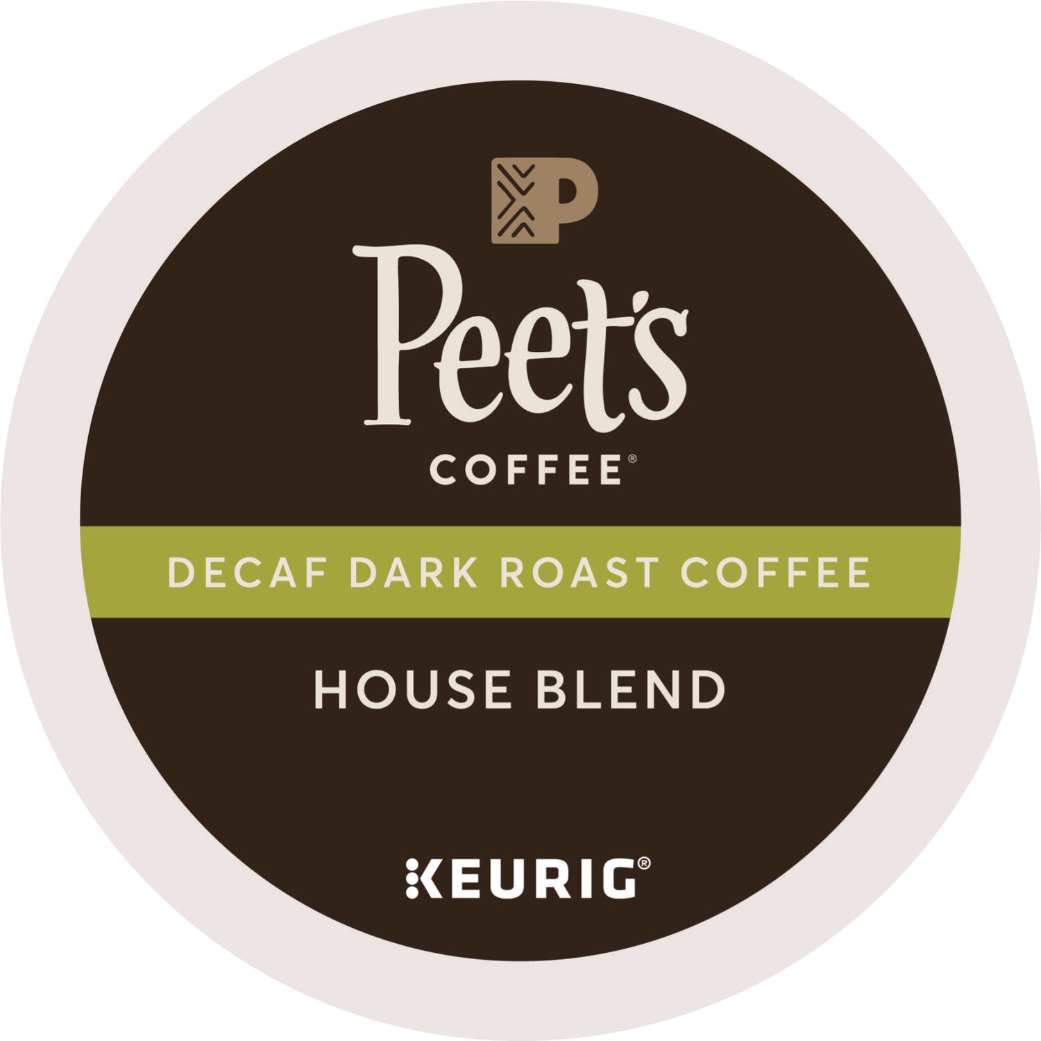 Peet's Coffee & Tea® House Blend Decaf K-Cups, 22/Box