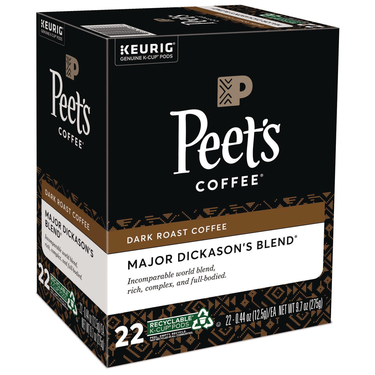 Peet's Coffee & Tea® Major Dickason's Blend K-Cups, 22/box