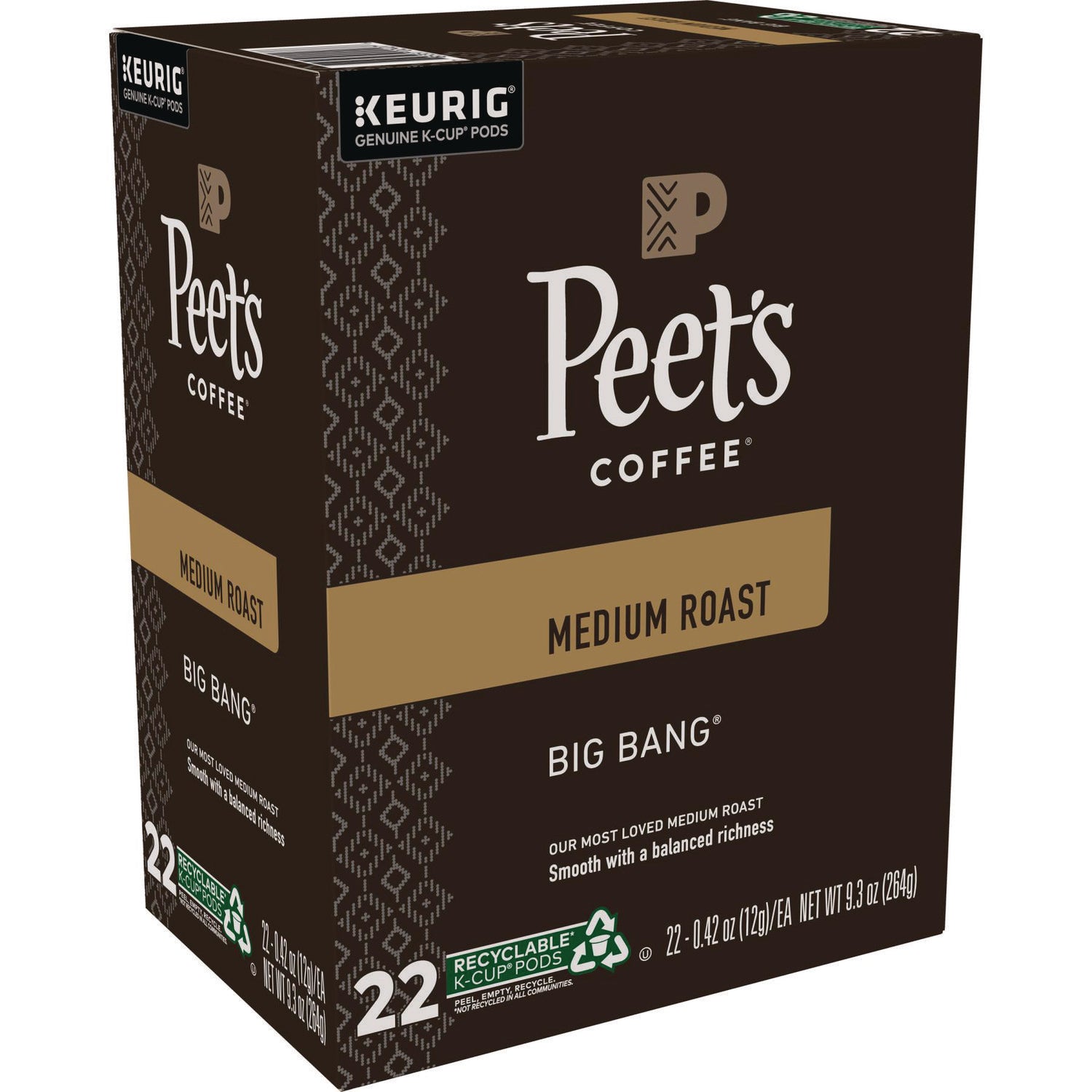 Peet's Coffee & Tea® Big Bang K-Cups, 22/Box