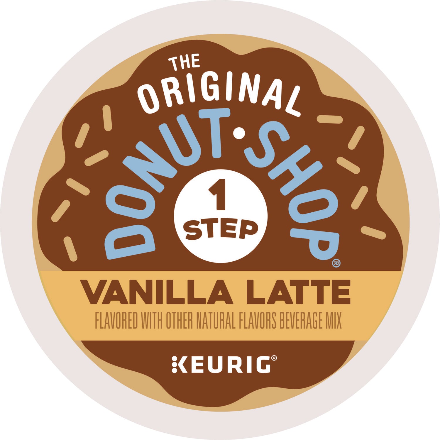 The Original Donut Shop® Vanilla One Step Latte K-Cup, 20/Box