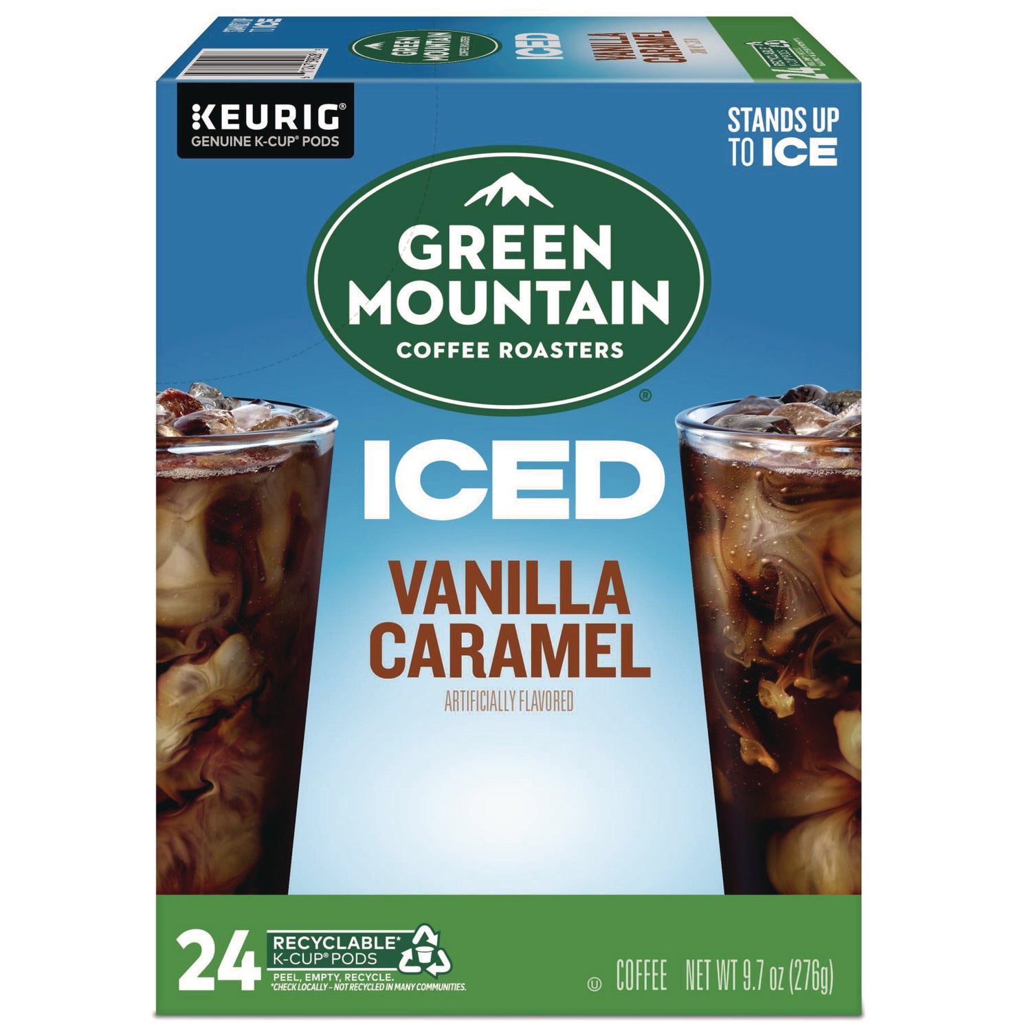 Green Mountain Coffee® Vanilla Caramel Brew Over Ice Coffee K-Cups, 24/box
