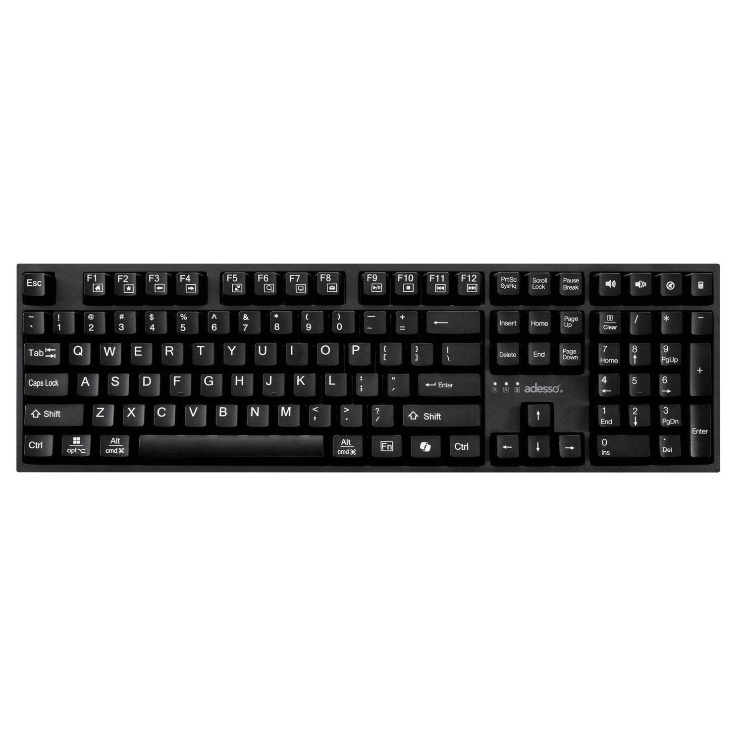 Adesso EasyTouch 670UB Keyboard, Black