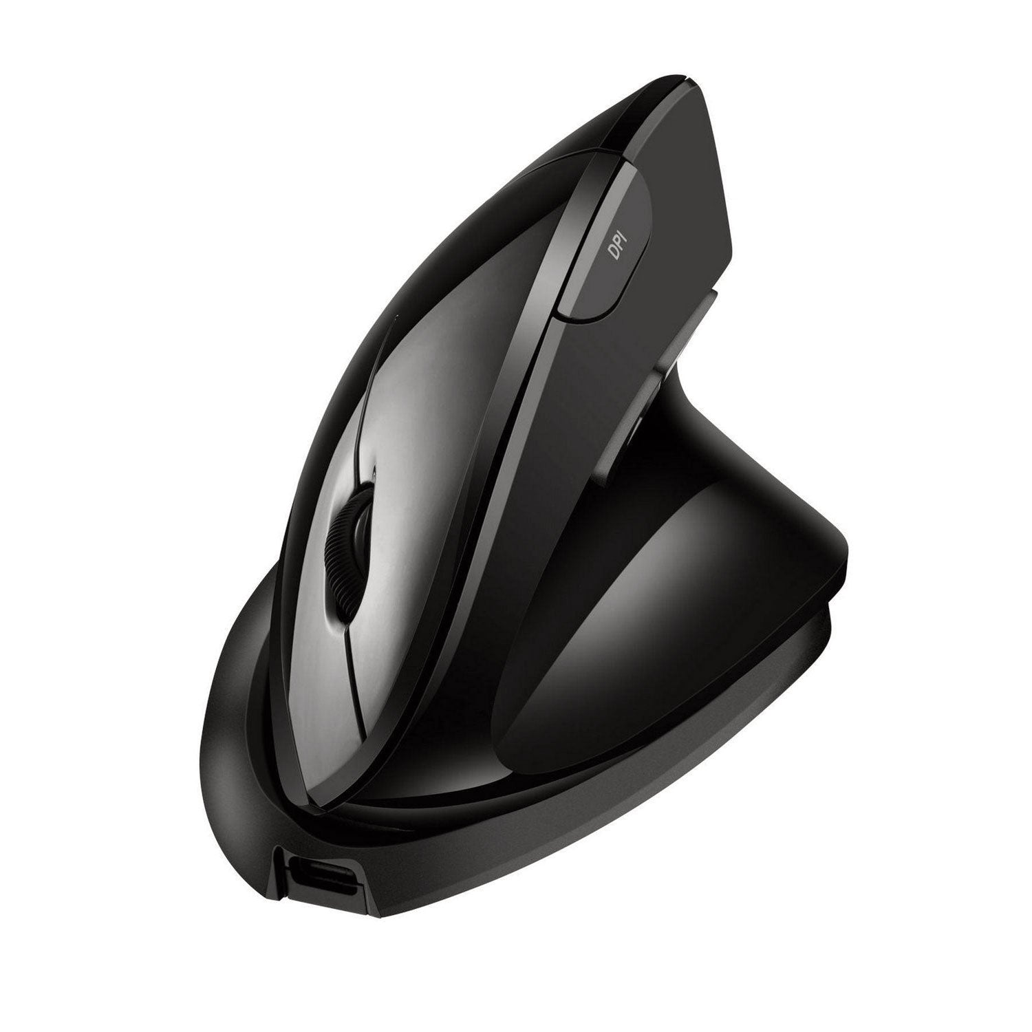 Adesso iMouse V30 Wireless Adjustable Vertical Ergonomic Mouse-TAA, 2.4 GHz/30 ft Wireless Range, Right Hand Use, Black