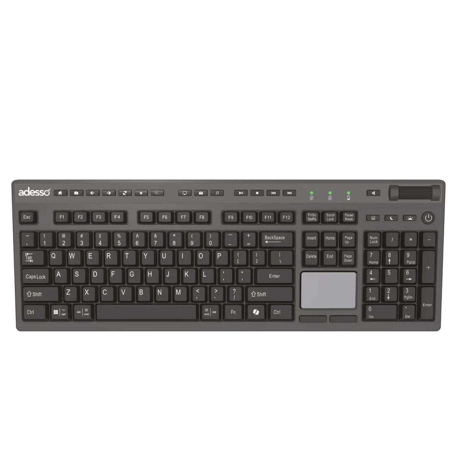 Adesso WKB-4450UB Keyboard, Black