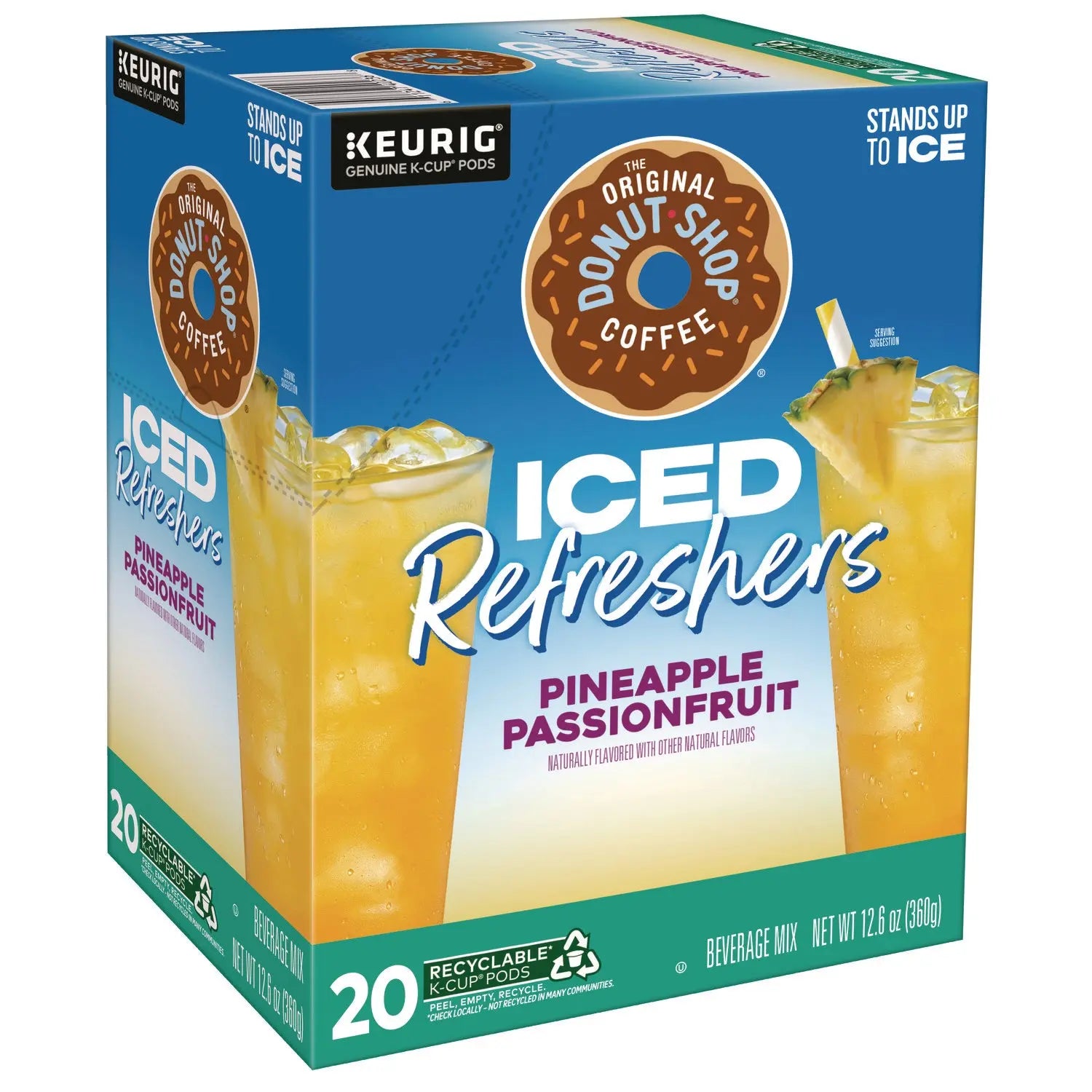 ICED Refreshers K-Cup Pods, Passion Fruit, 20/Box
