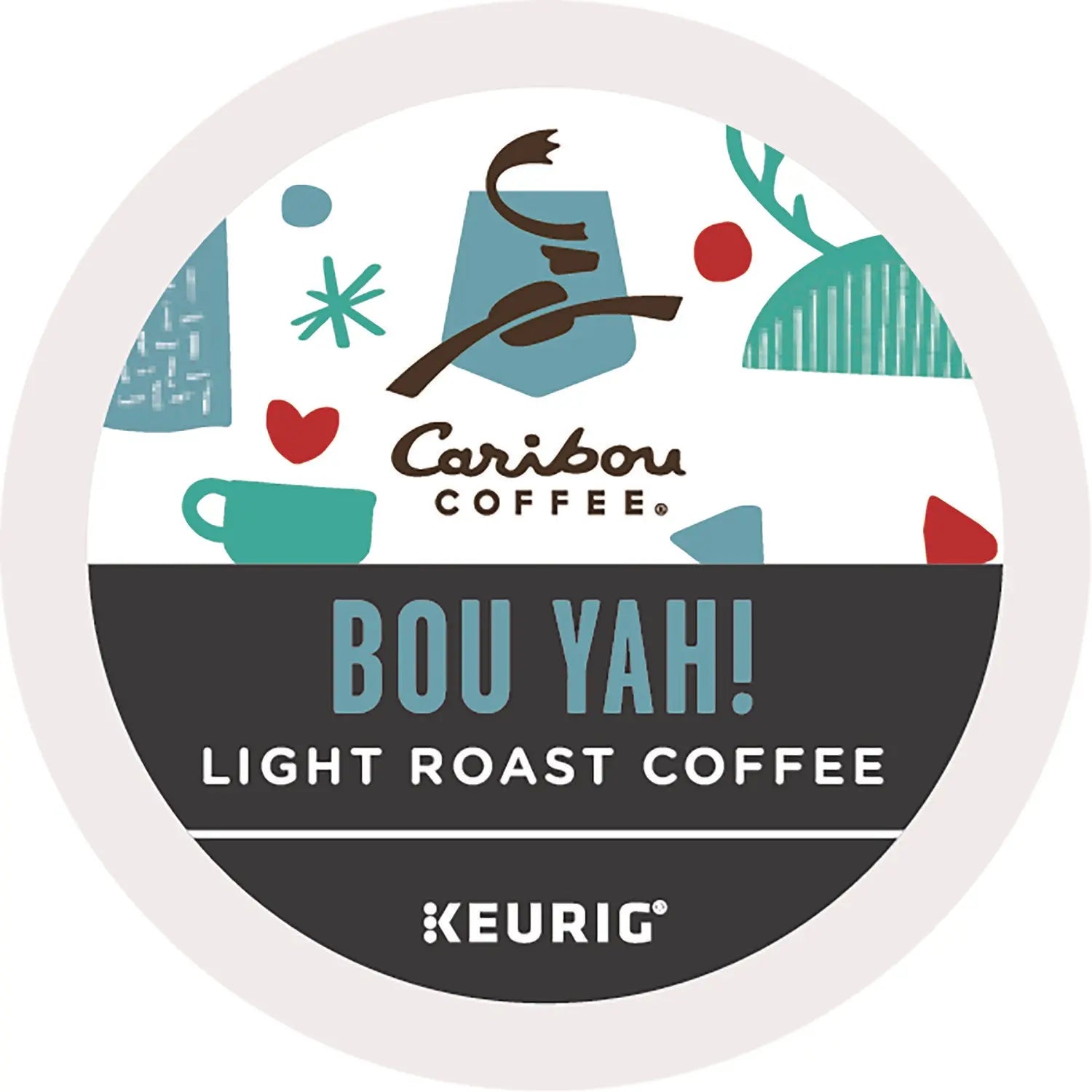 BOU YAH K-Cup Pods, Light Roast, 22/Box Caribou Coffee® Flipcost