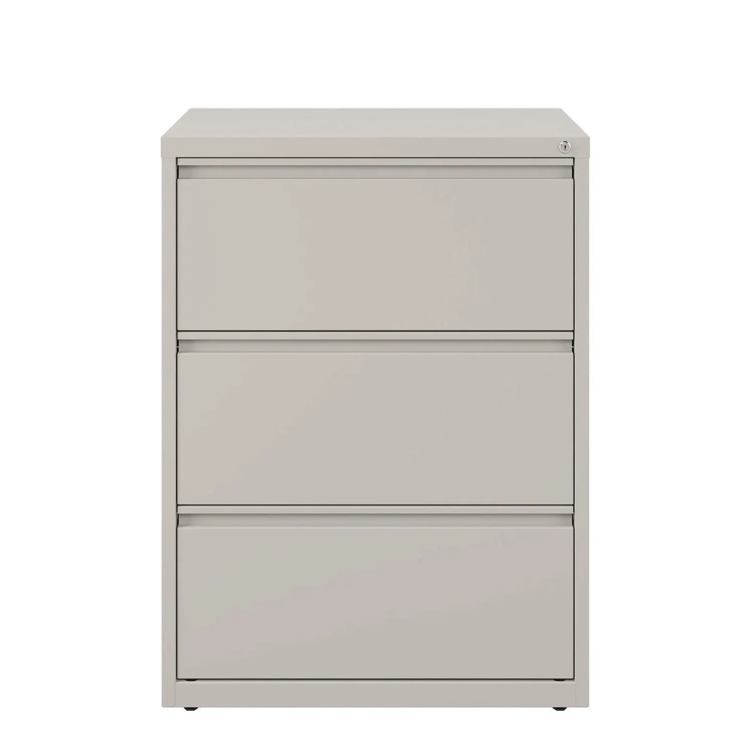 Lateral File, 3 Legal/Letter-Size File Drawers, Light Gray, 30" x 18.62" x 40.25" Alera® Flipcost