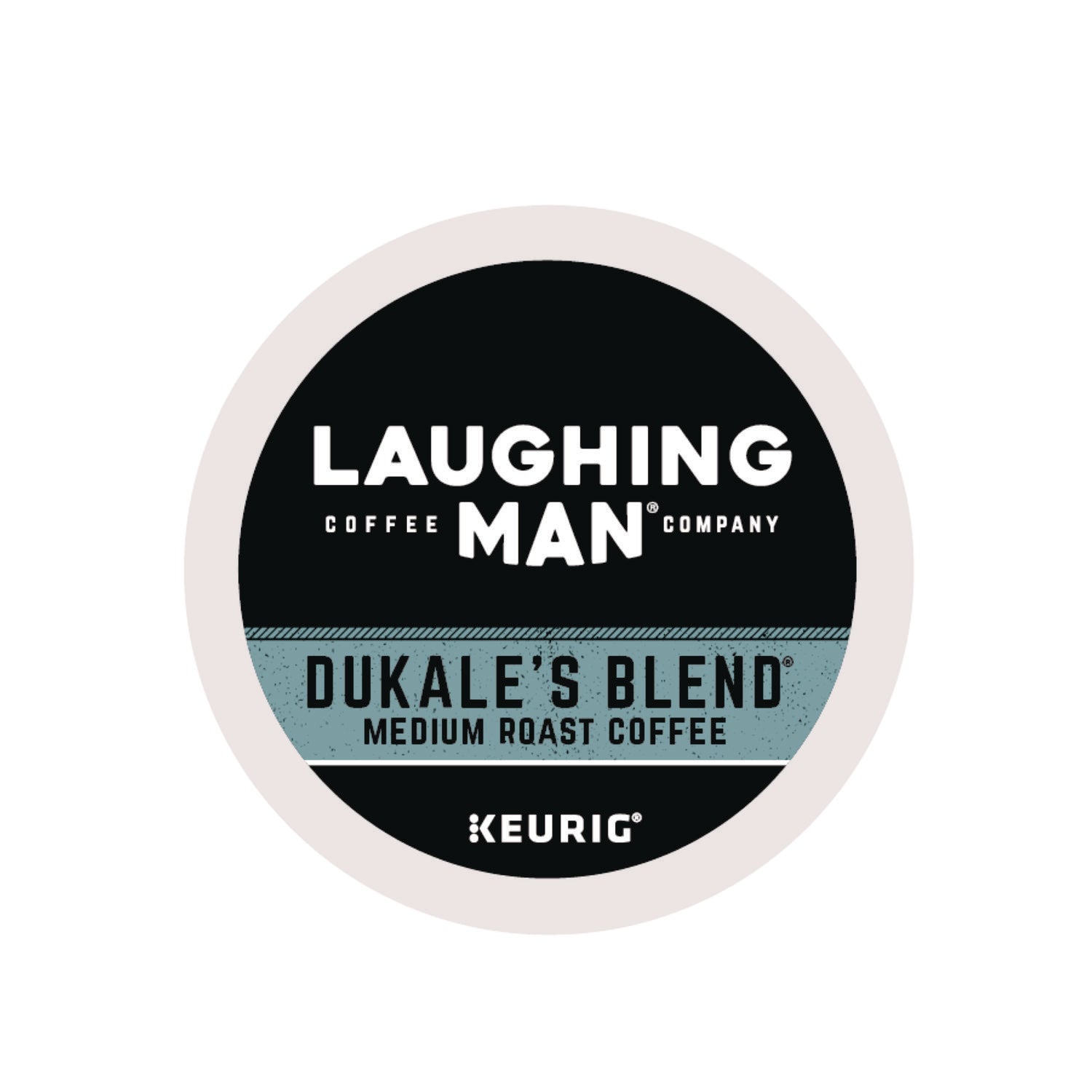 Laughing Man® Coffee Company Dukale's Blend K-Cup Pods, 22/box