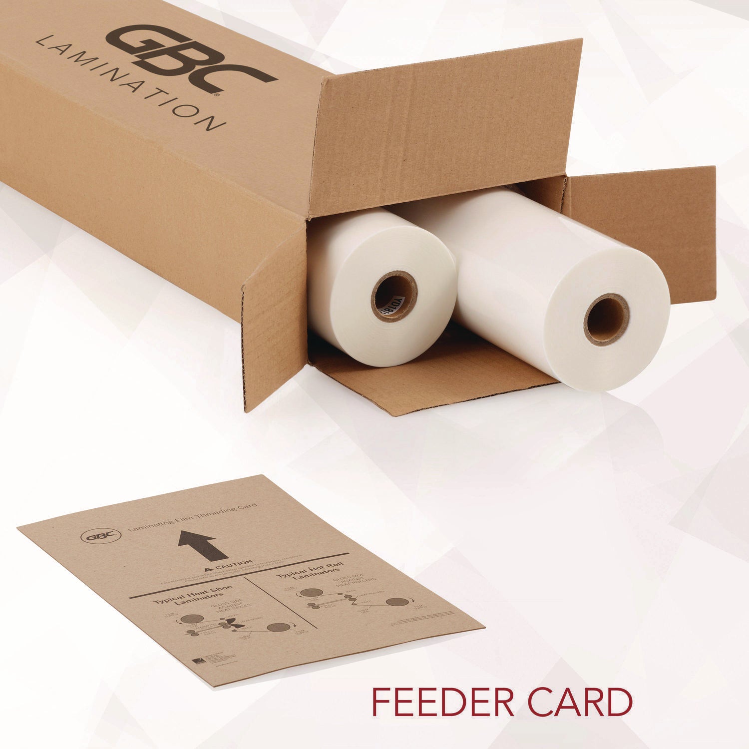 GBC® Nap-Lam I Roll Film, 1.5 Mil, 27" X 500 Ft, Gloss Clear, 2/box