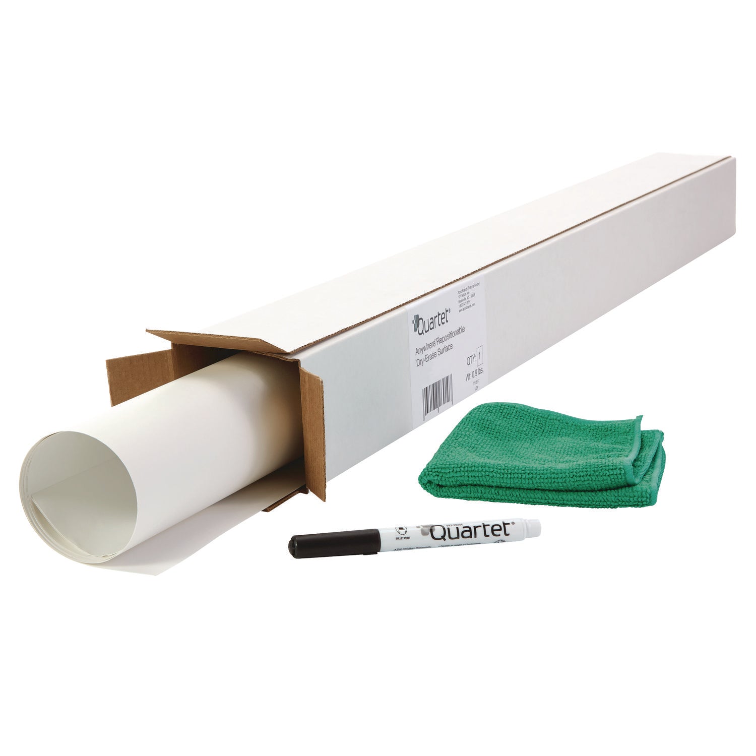Anywhere Repositionable Dry-Erase Surface, 24 x 36, White Surface
