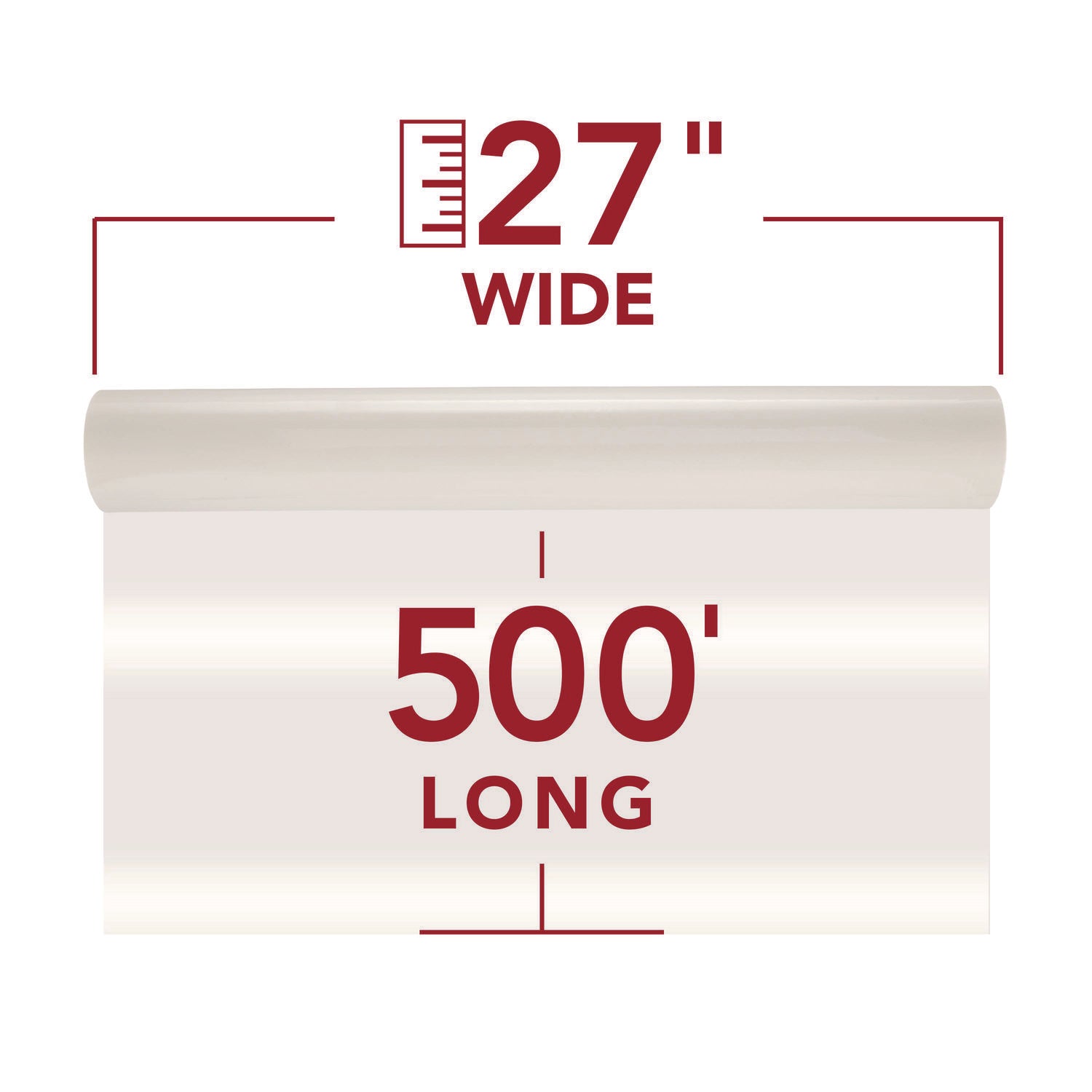 GBC® Nap-Lam I Roll Film, 1.5 Mil, 27" X 500 Ft, Gloss Clear, 2/box