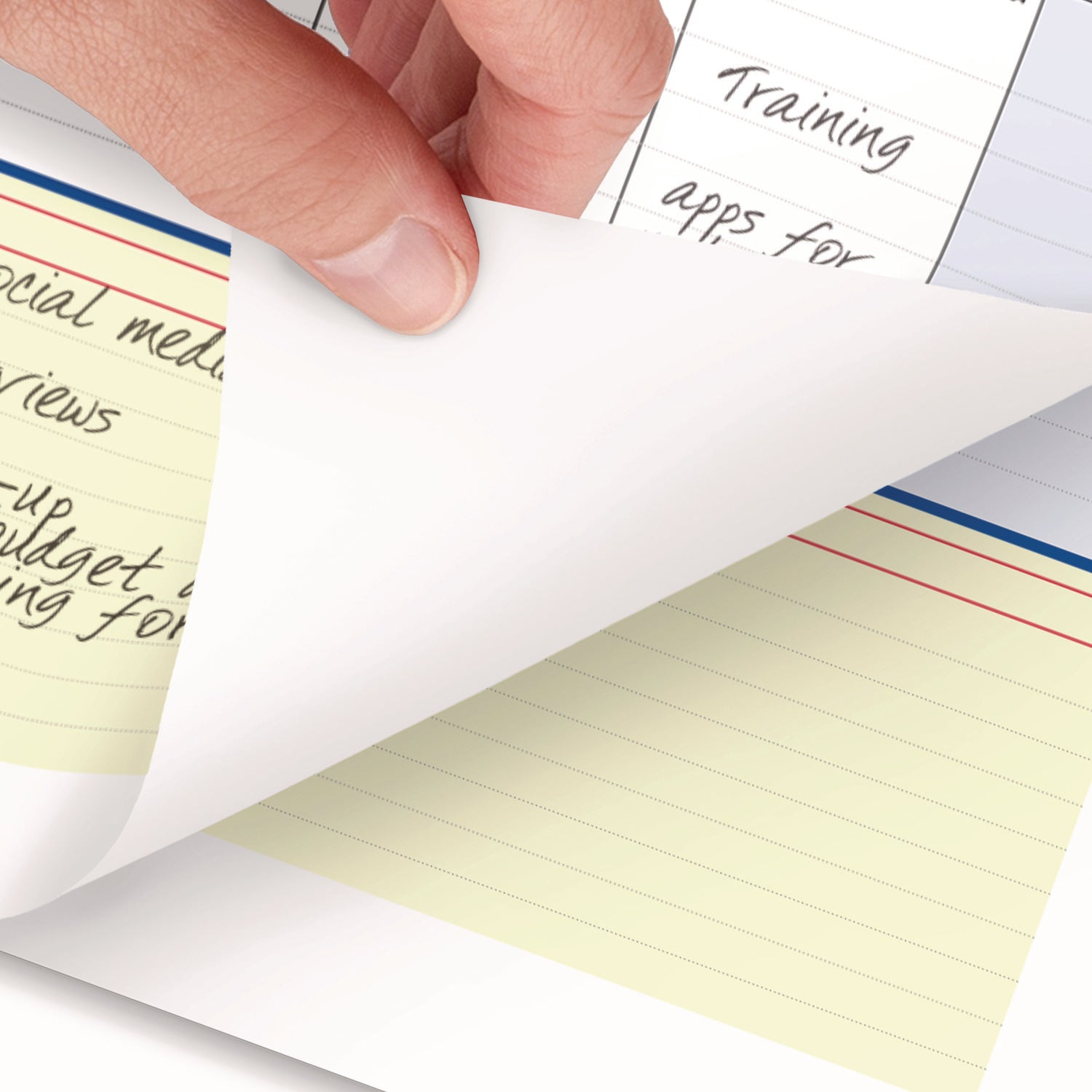 AT-A-GLANCE® QuickNotes Wall Calendar, 12 x 17, White/Blue/Yellow Sheets, 12-Month (Jan to Dec): 2025