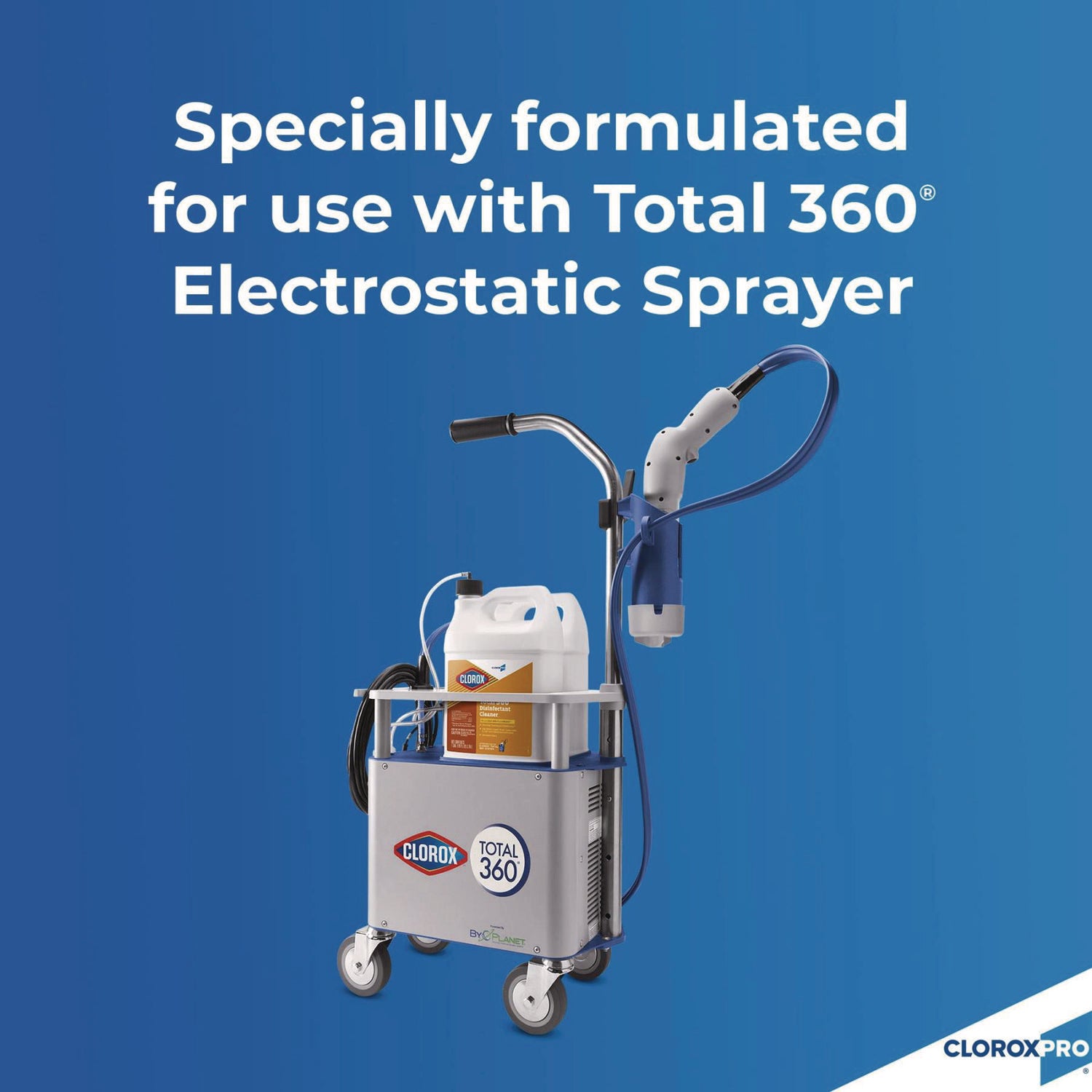 Clorox® Total 360 Disinfectant Cleaner, 128 Oz Bottle, 4/carton