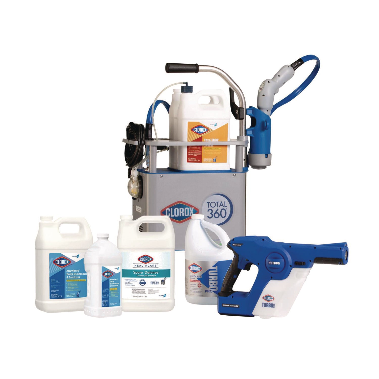 Clorox® Total 360 Disinfectant Cleaner, 128 Oz Bottle, 4/carton