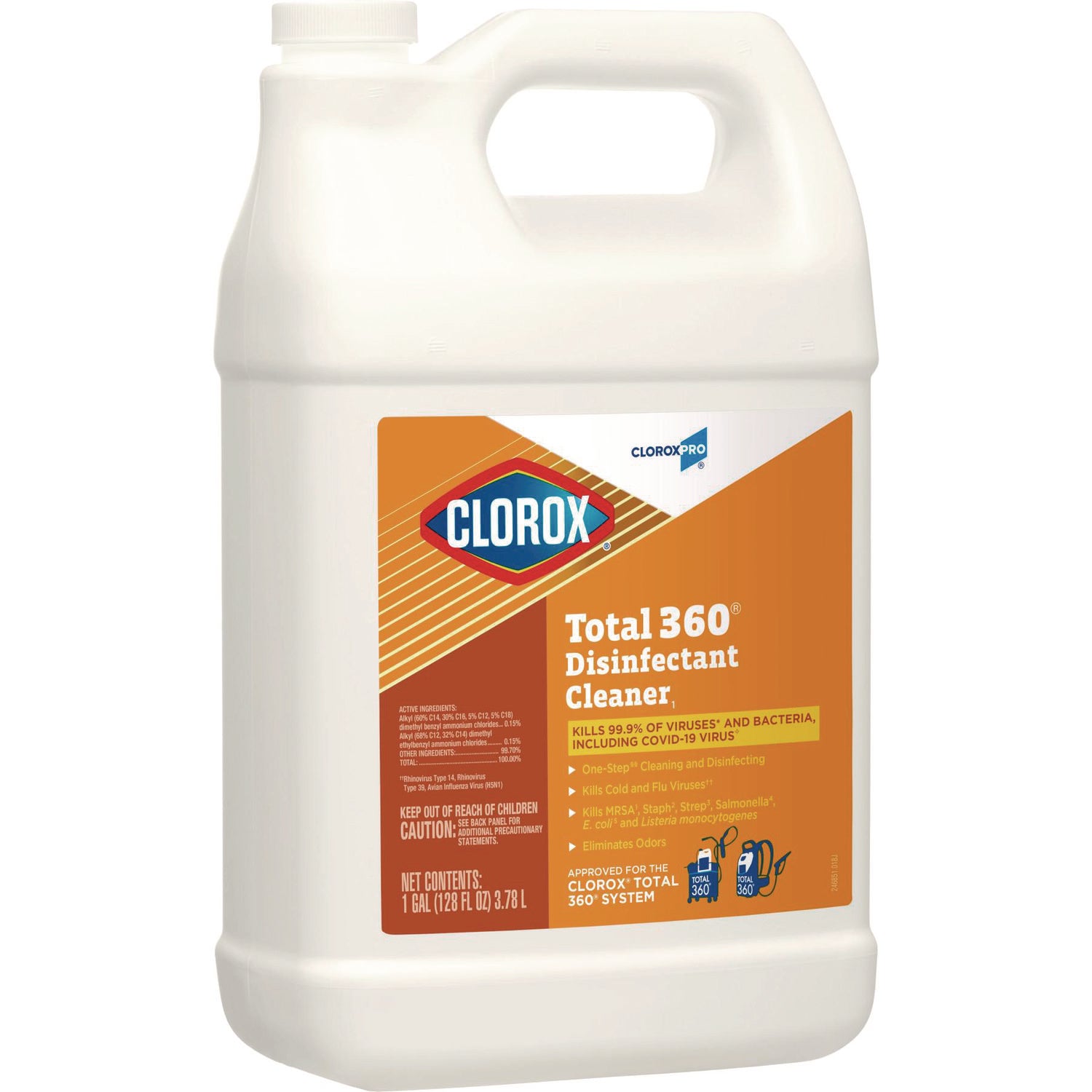 Clorox® Total 360 Disinfectant Cleaner, 128 Oz Bottle, 4/carton