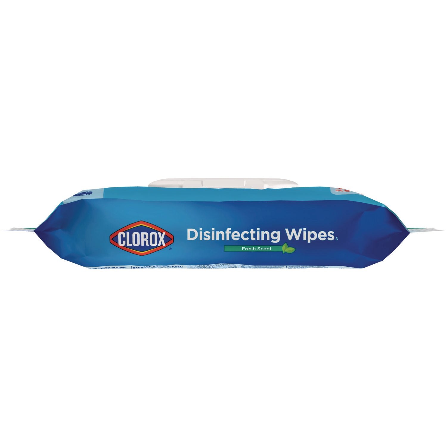Clorox® Disinfecting Cleaning Wipes, Flex Pack, 1-Ply, 8 x 7, Fresh Scent, White, 75 Towels/Box